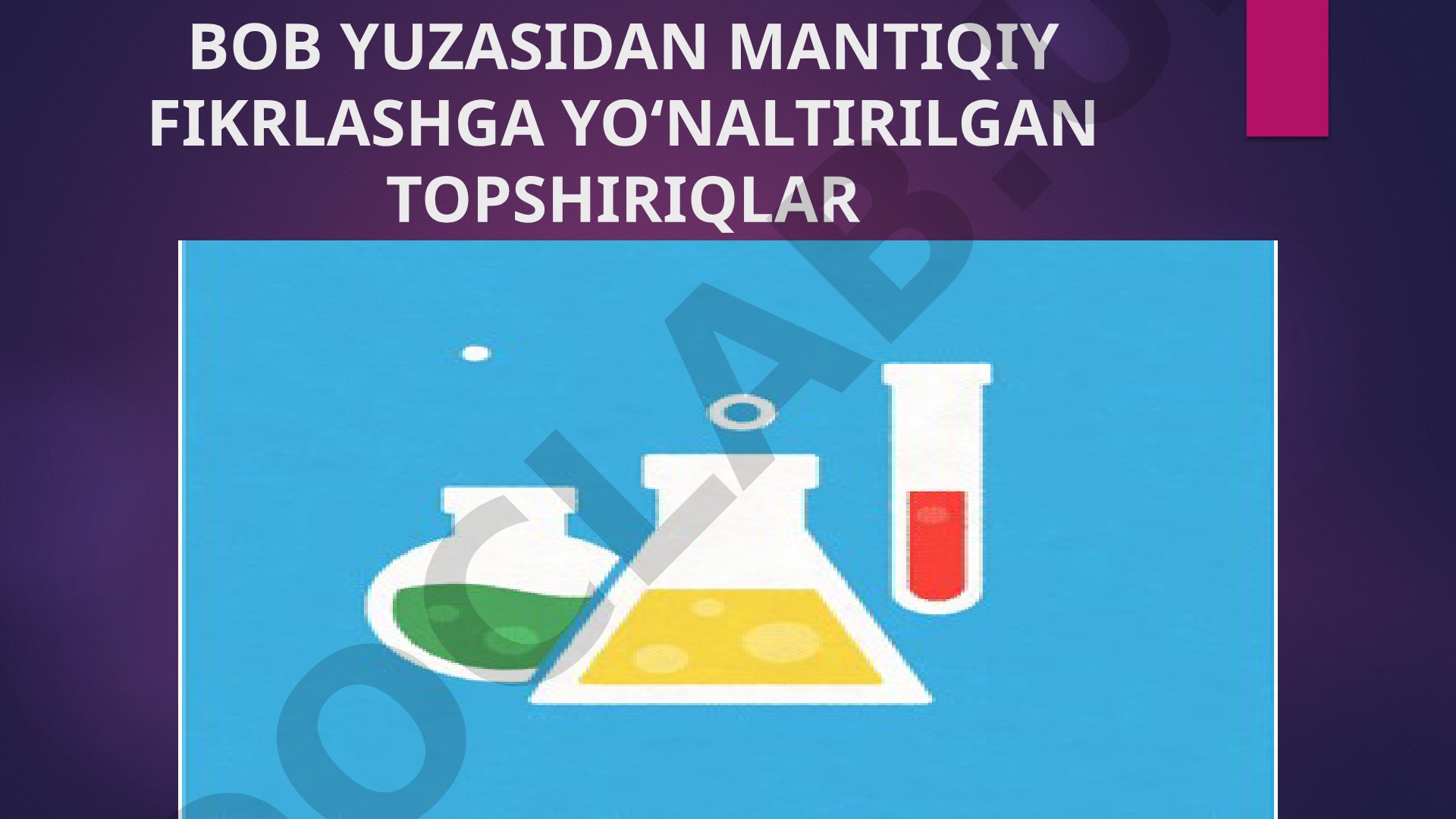 Qishloqda yulduzlarni kuzatish haqida mantiqiy topshiriq