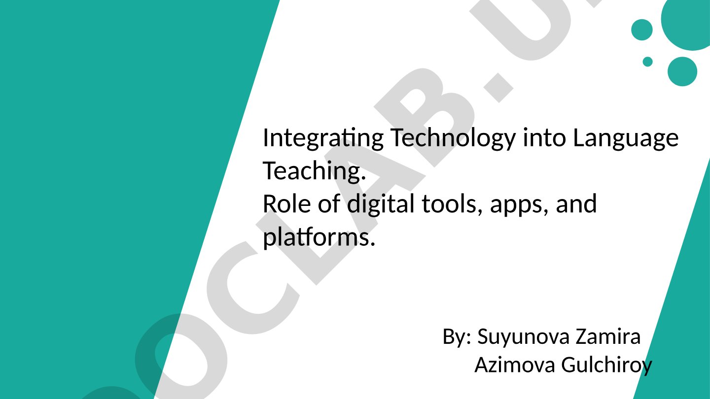 Integrating Technology into Language Teaching