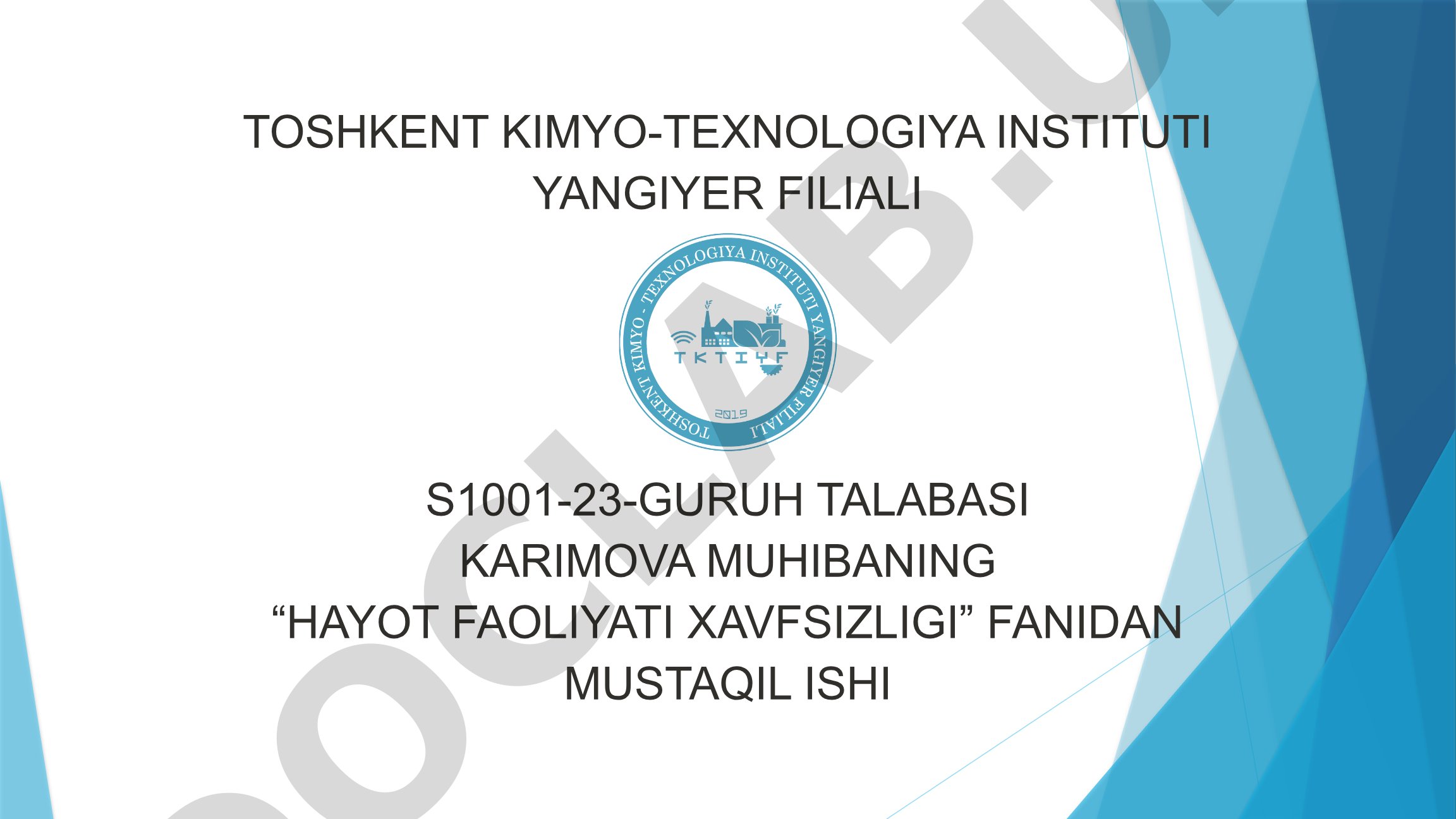 Texnologik reglament: tarkibi va ahamiyati
