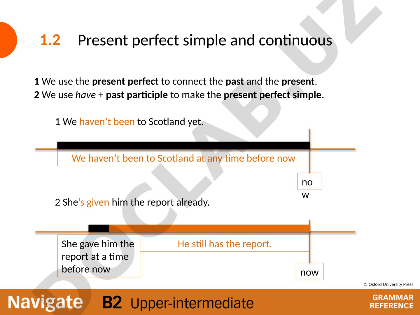 Present perfect simple and continuous