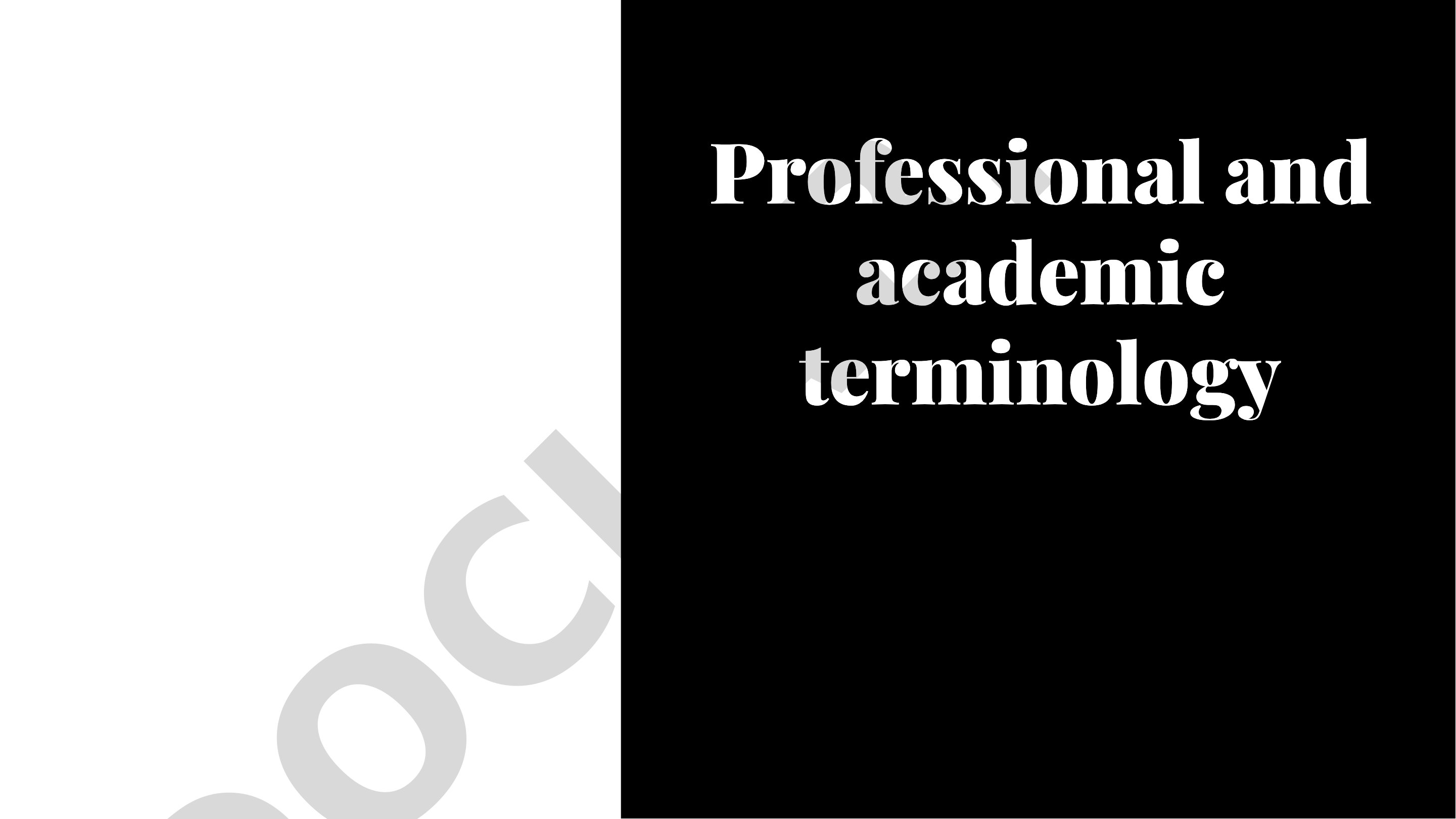 How to expand professional and academic vocabulary for effective communication
