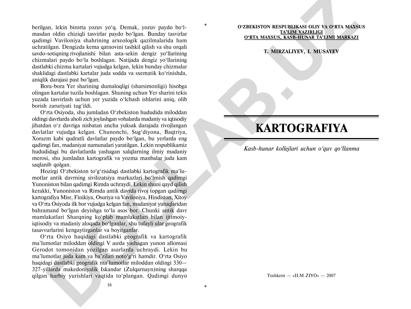 Kartografiya