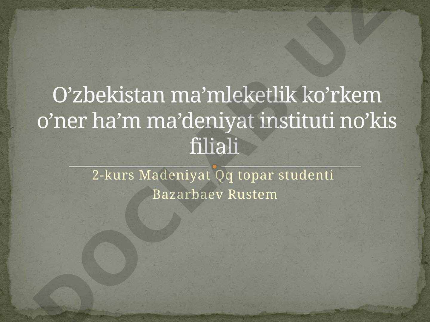 Kampyuterdin tiykargi qurilmalari