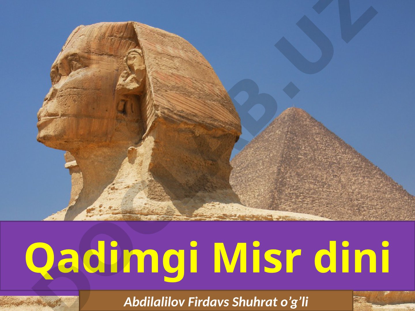 Qadimgi Misr dini