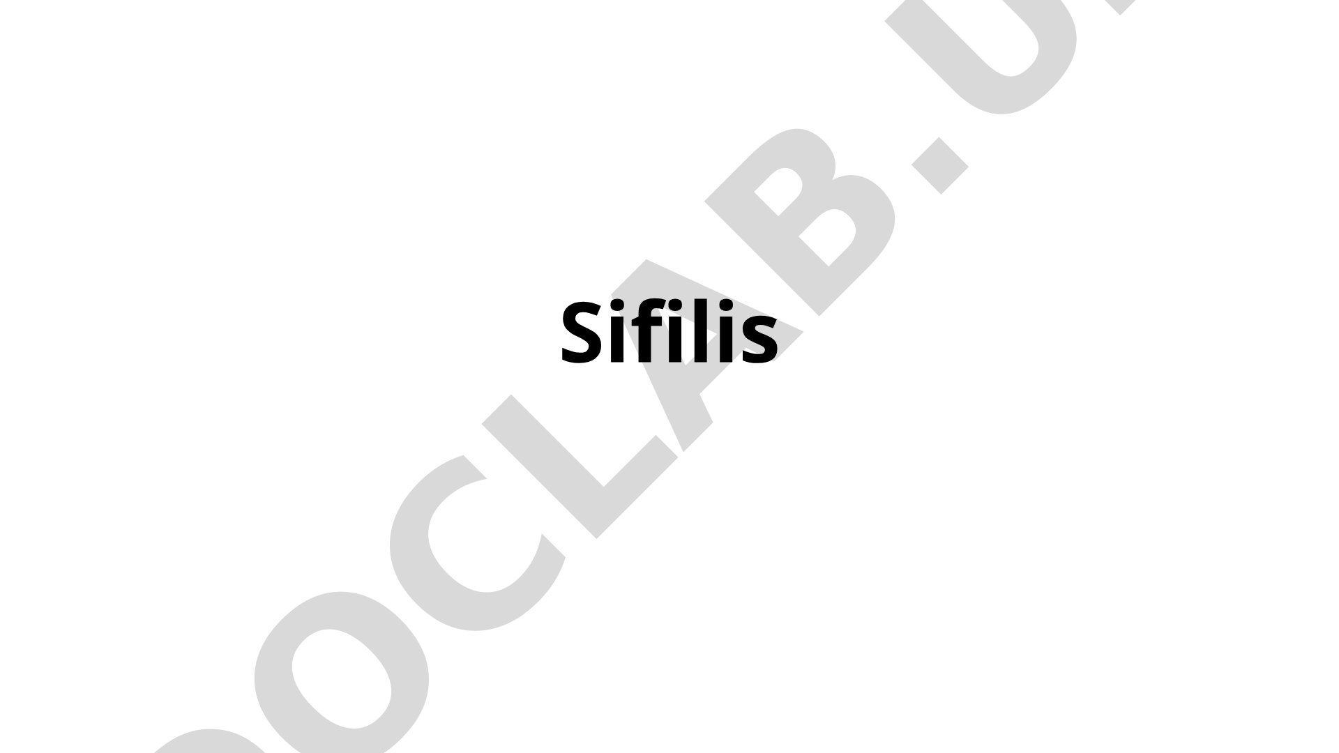 Sifilis spiroxetalari va Treponema pallidumning klinik ko'rinishlari