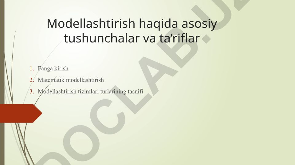 Matematik modellashtirish va kimyoviy-texnologik jarayonlarni boshqarish