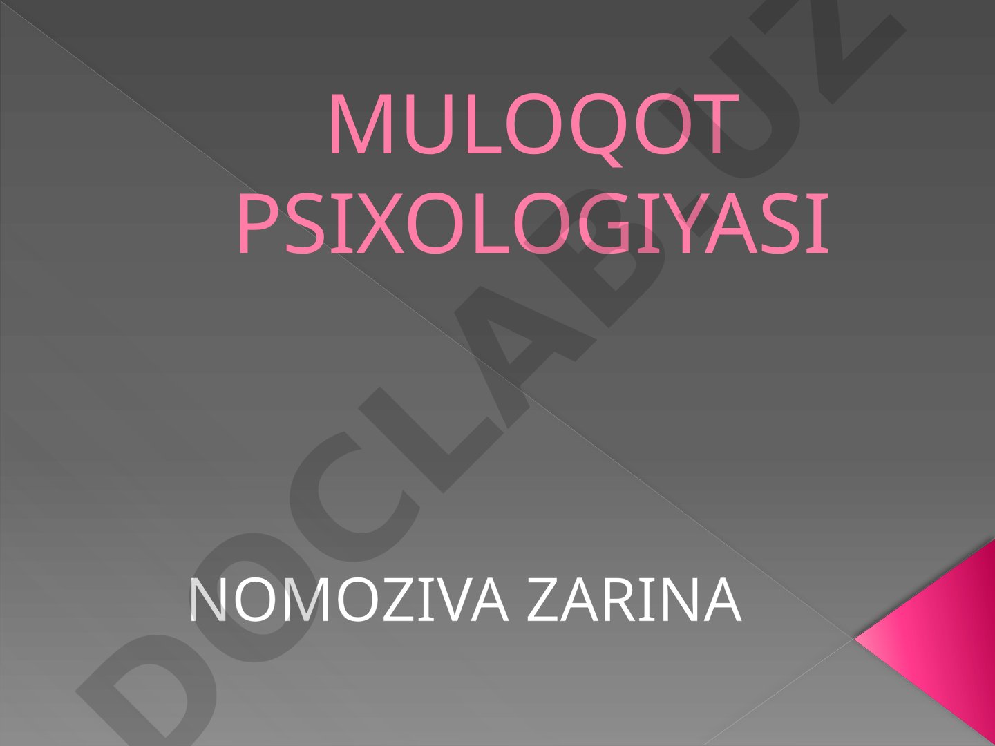 Muloqotning verbal va noverbal tasiri