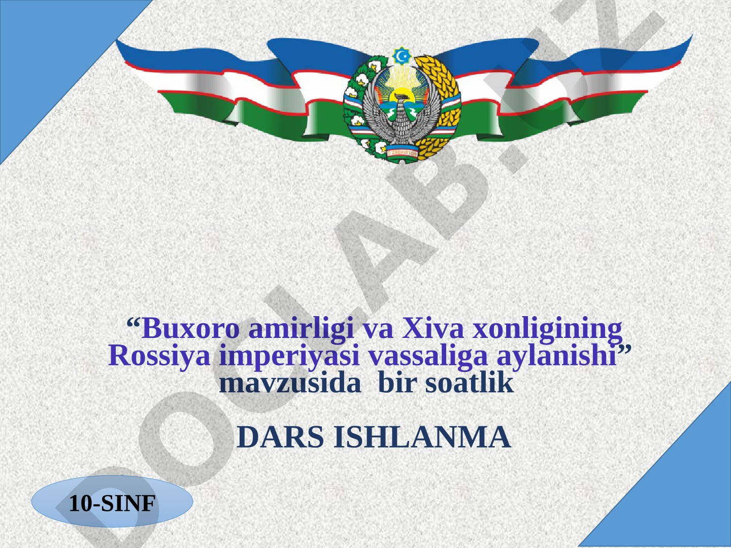 Buxoro amirligi va Xiva xonligining Rossiya imperiyasi vassaliga aylanishi