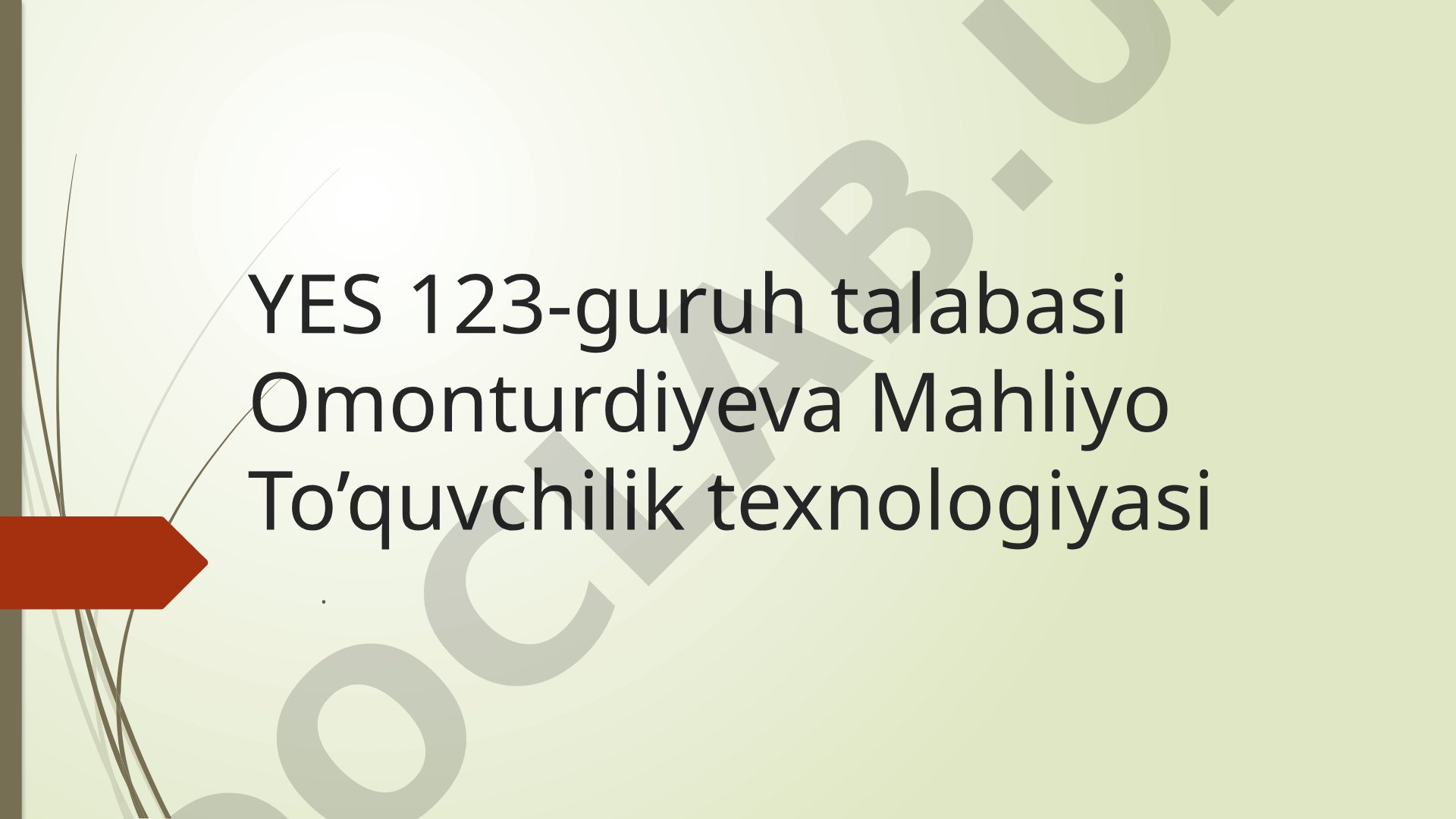Zamonaviy toʻquvchilikda ishlab chiqarish texnologiyasining istiqbollari