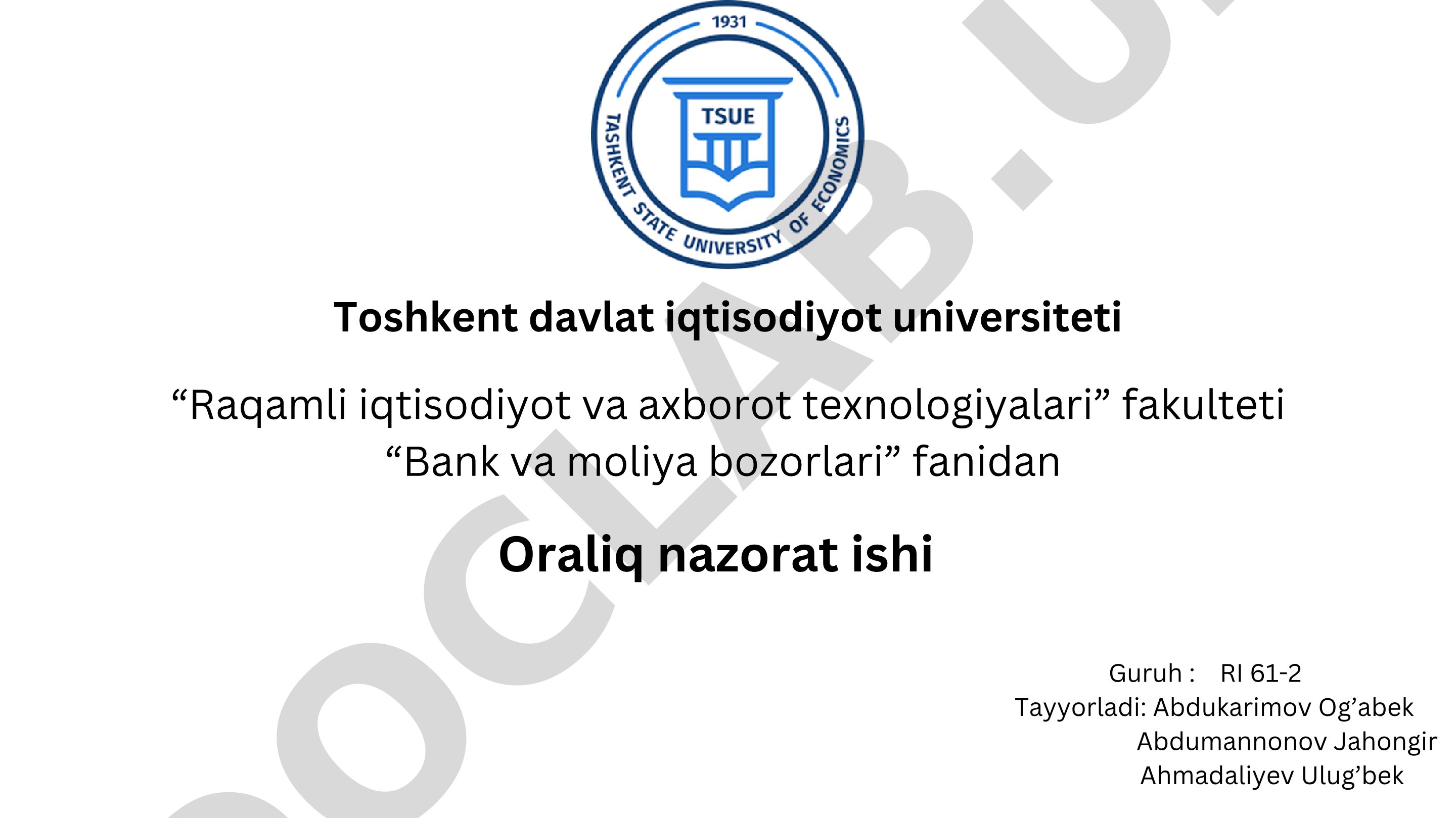 Investitsiyalarning iqtisodiy mazmuni va mohiyati hamda iqtisodiy rivojlanishda ularning ahamiyati