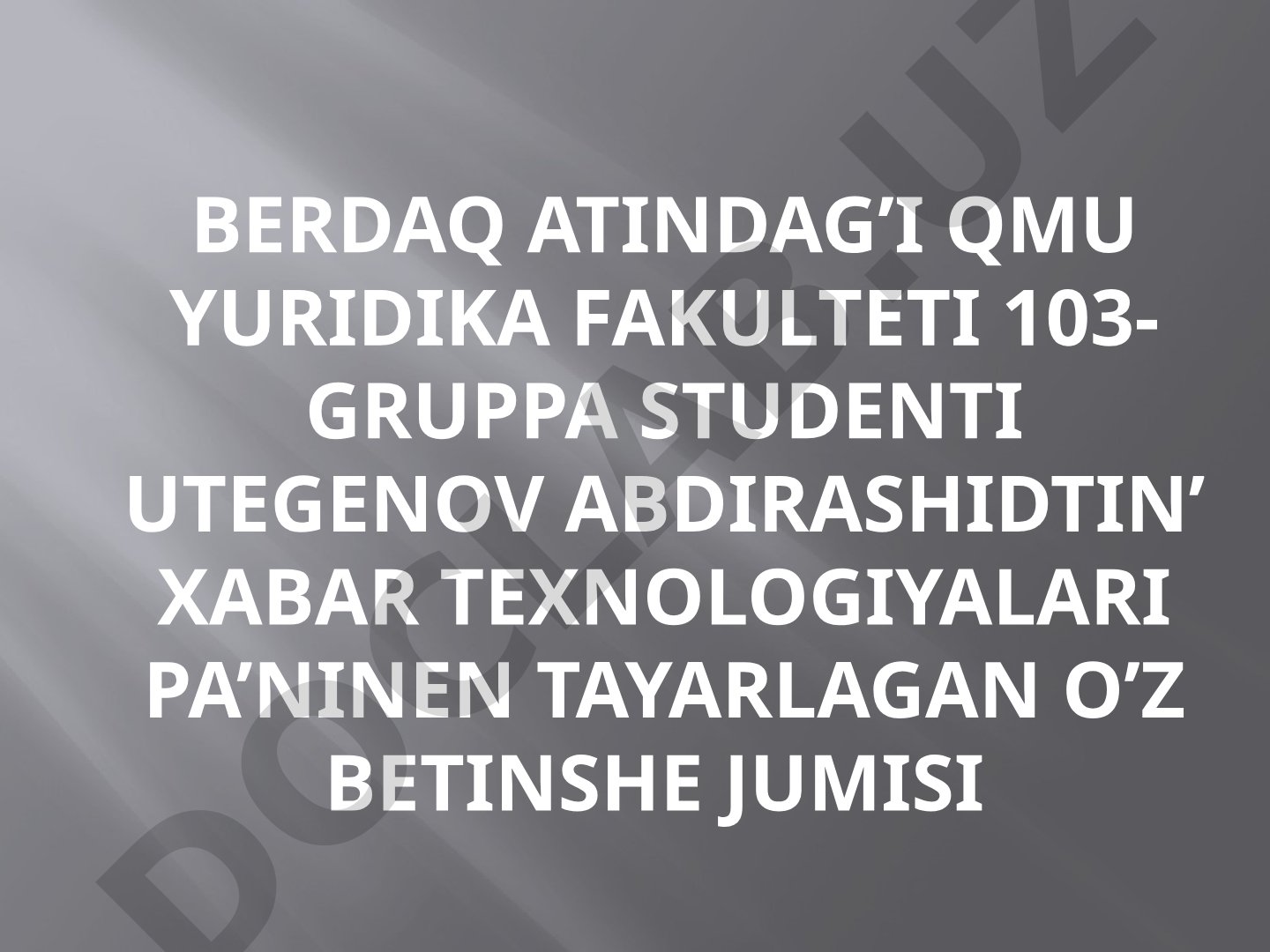 Informatciya jamiyeti