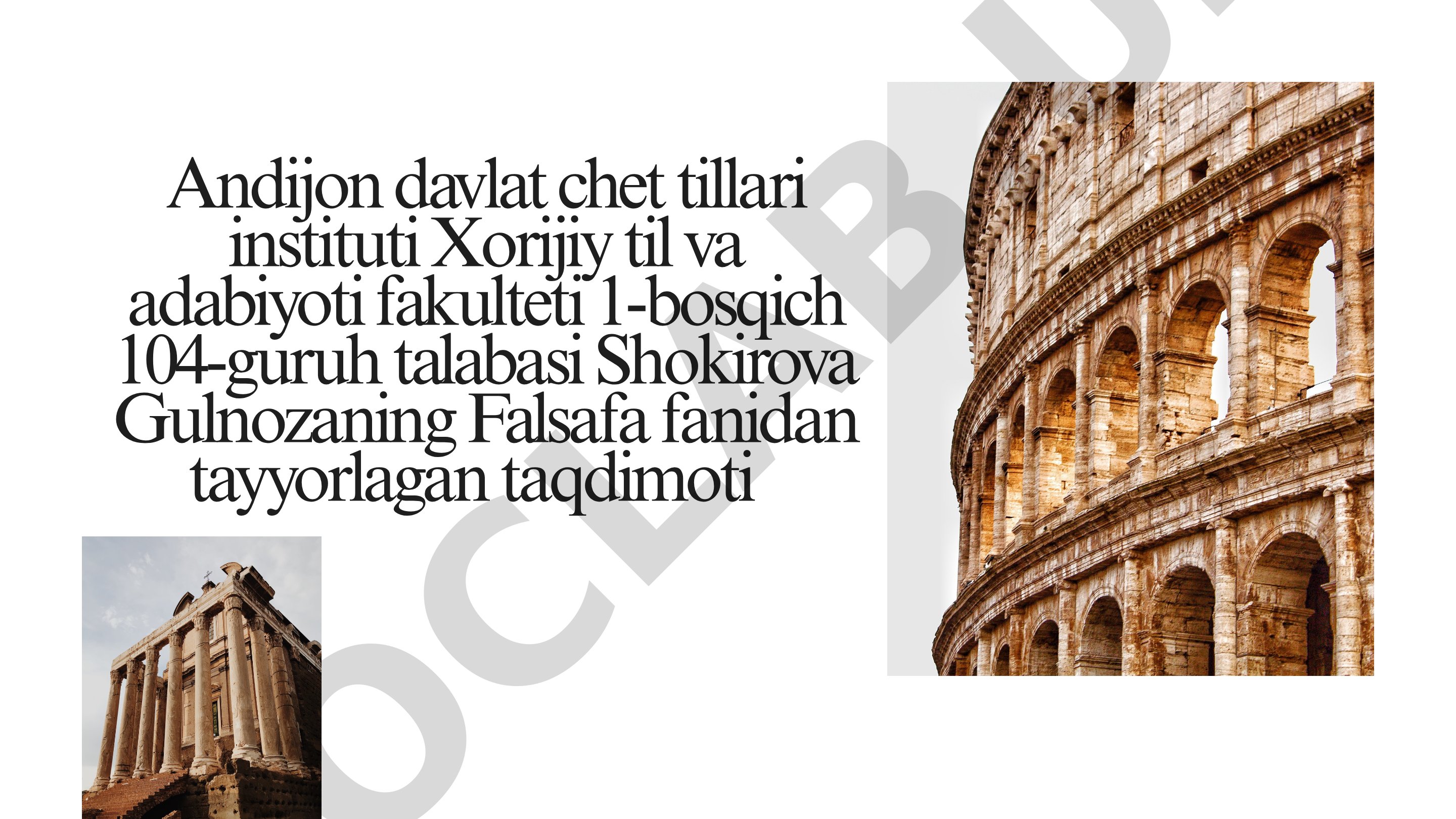 G'arbiy Rim imperiyasining qulashi - tarixiy burilish nuqtasi (Formatsion va sivilizatsion yondashuv)