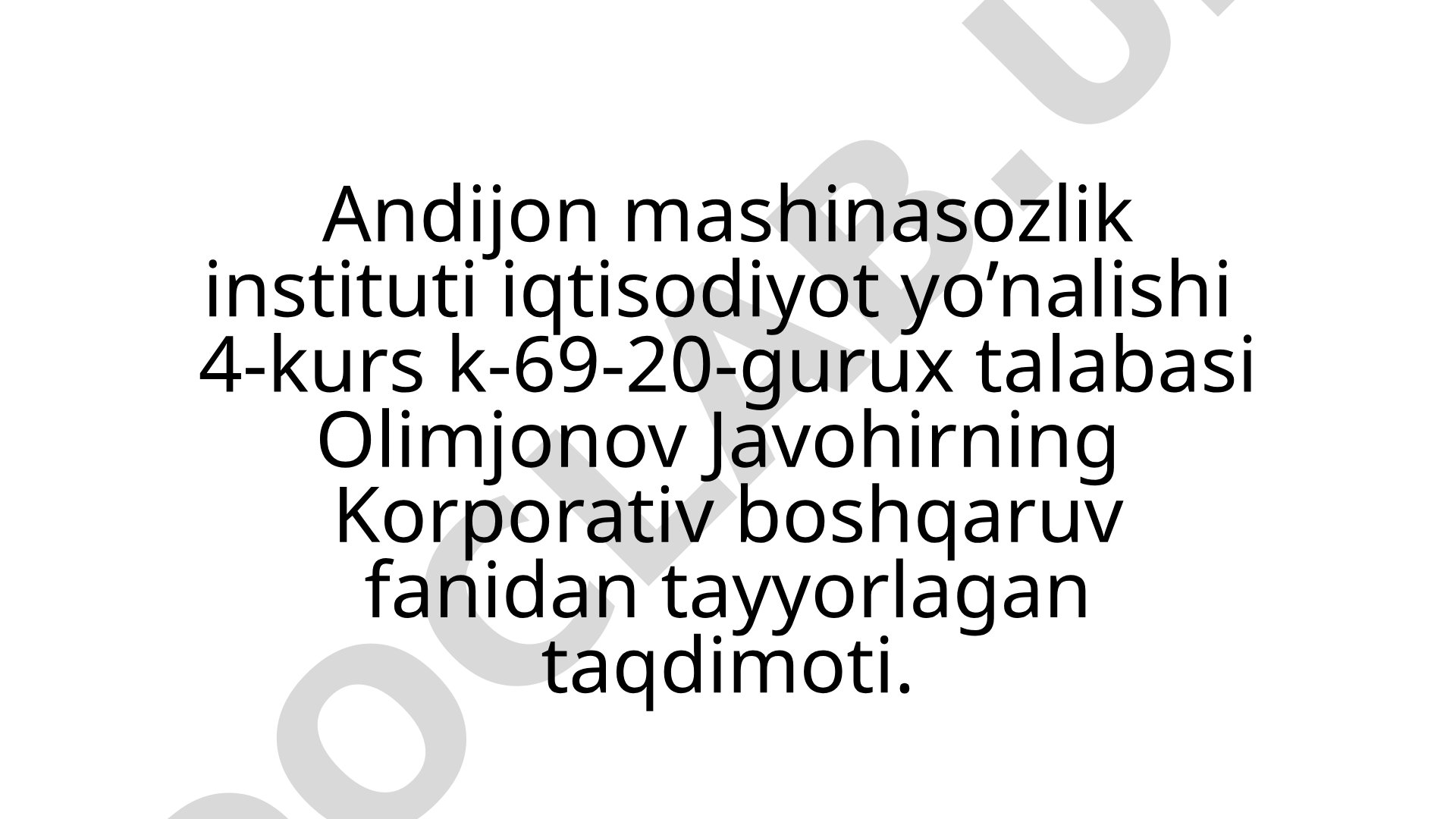 Modilyani- Miller nazariyasi. Tirol nazariyasi. Steykxolderlar nazariyasi.