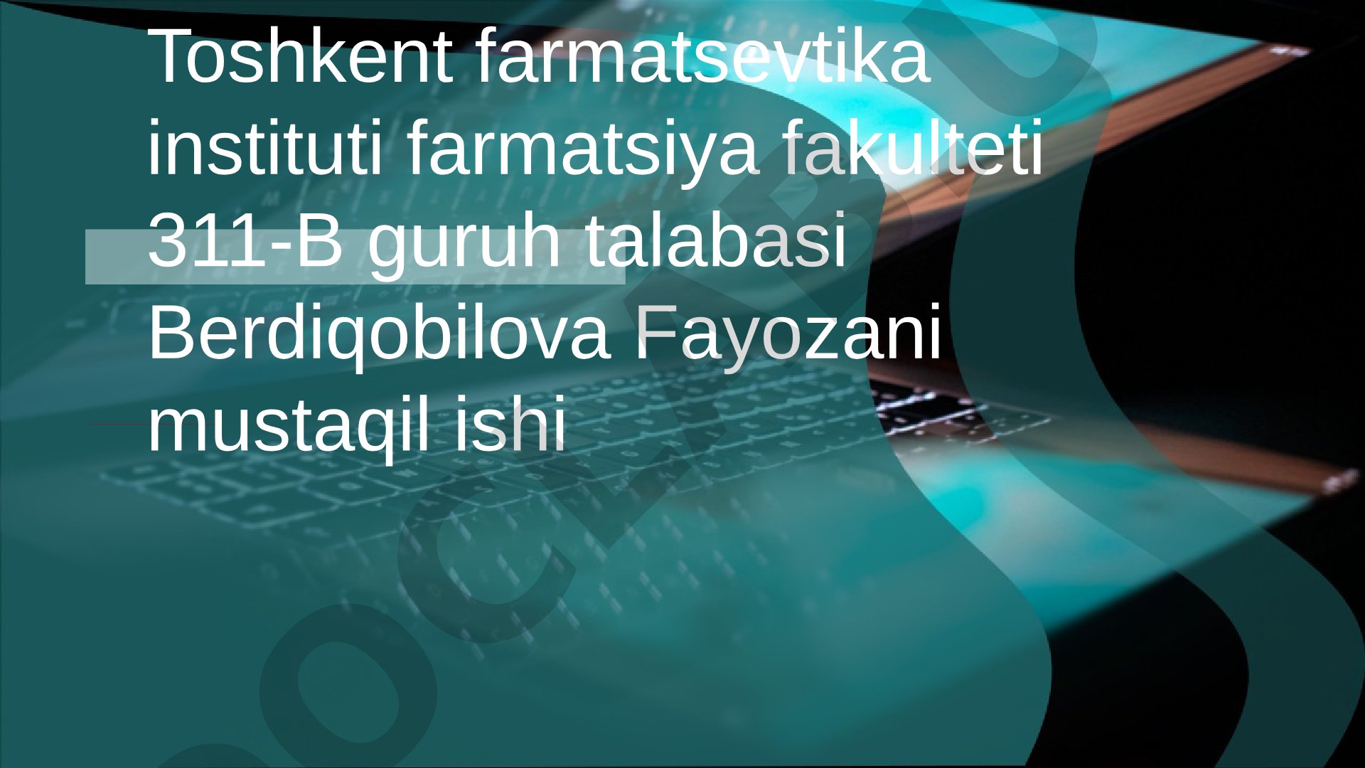 Kalsiy folinat dori moddasining tahlil usullari