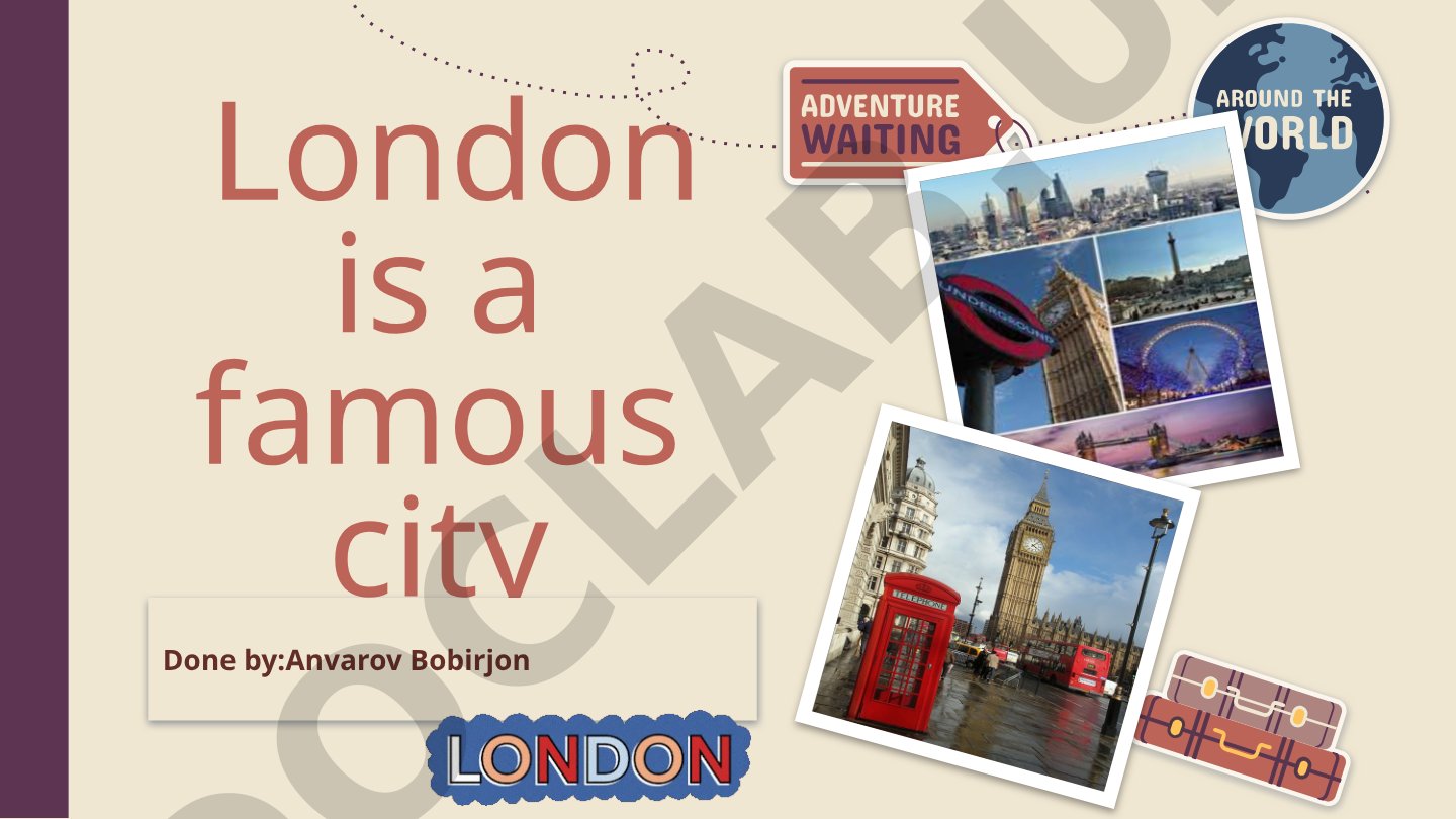 London - capital city of the United Kingdom