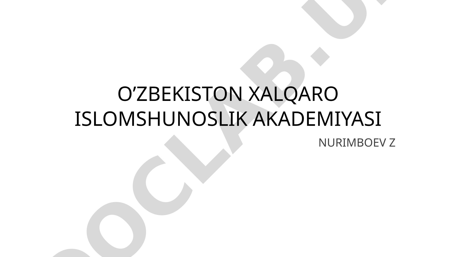 ABDULAZIZXON MADRASASI