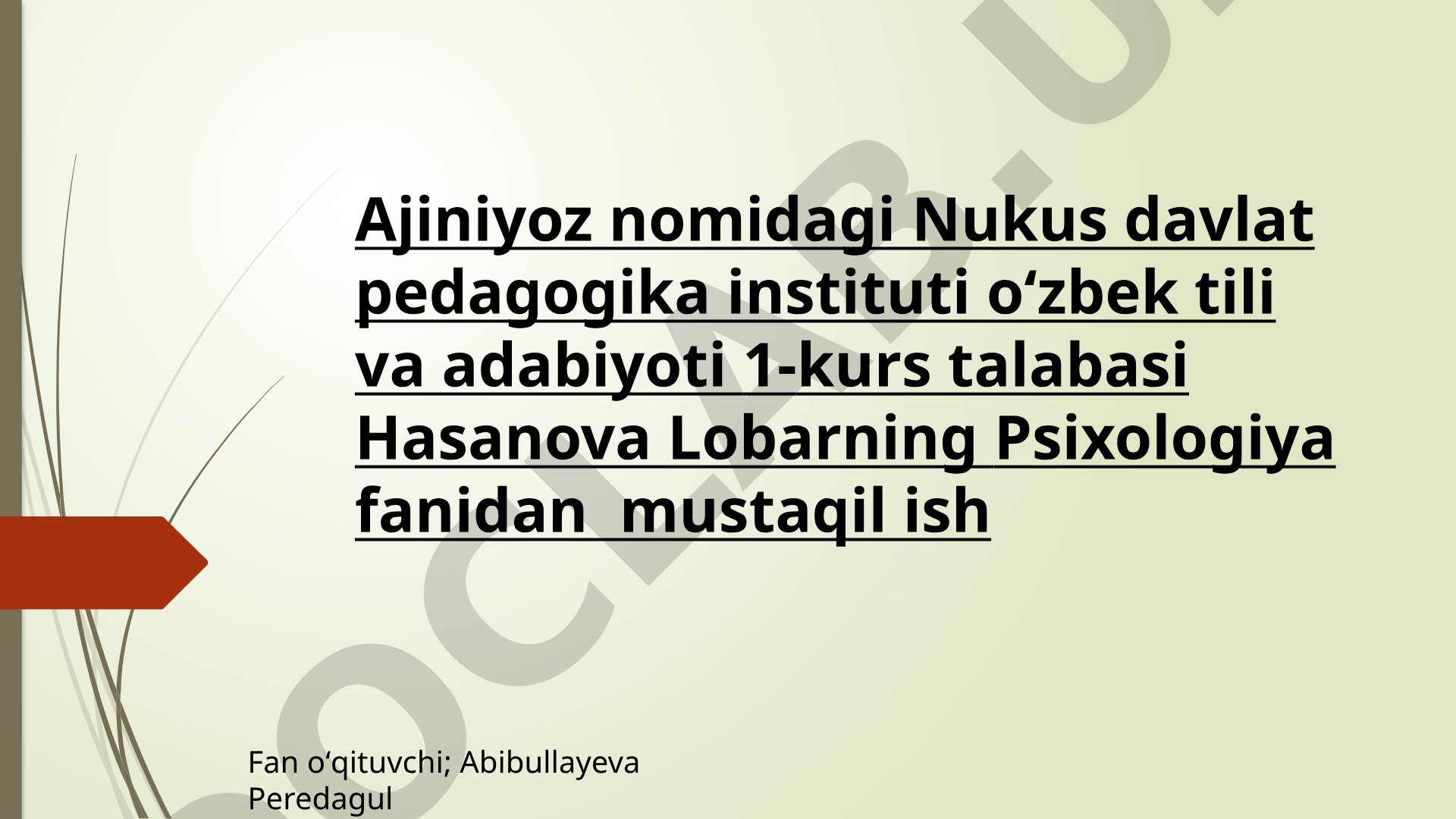 Shaxsning shakllanishida ta'sir etuvchi omillar