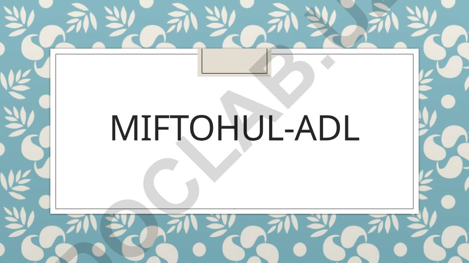 Miftohul-adl Poshshoxoja hayoti va ijodi