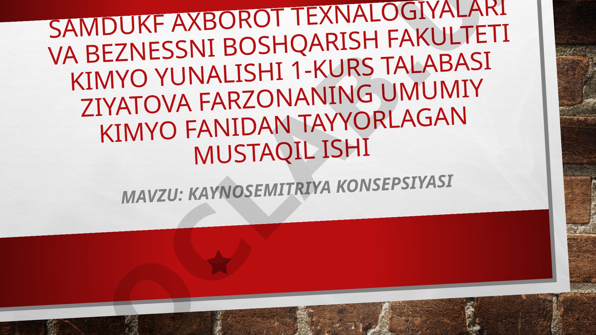 Kaynosemitriya konsepsiyasi