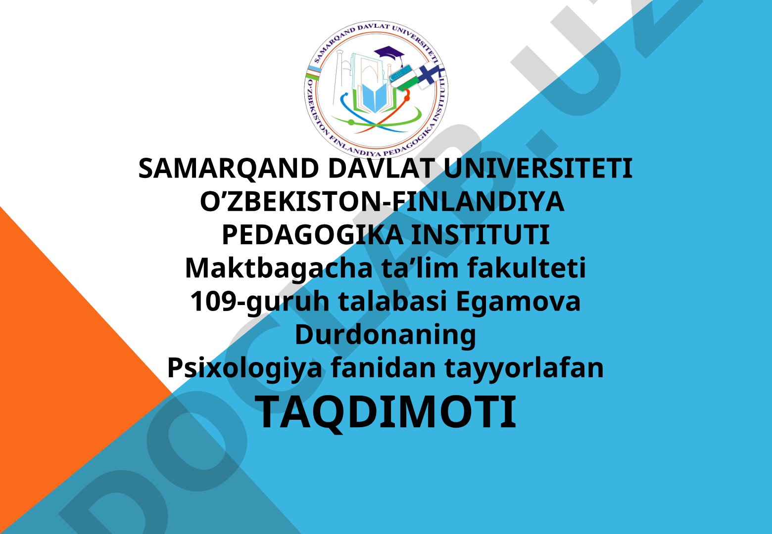 MAKTABGACHA TA’LIM MUASSASASI VA OILA HAMKORLIGI