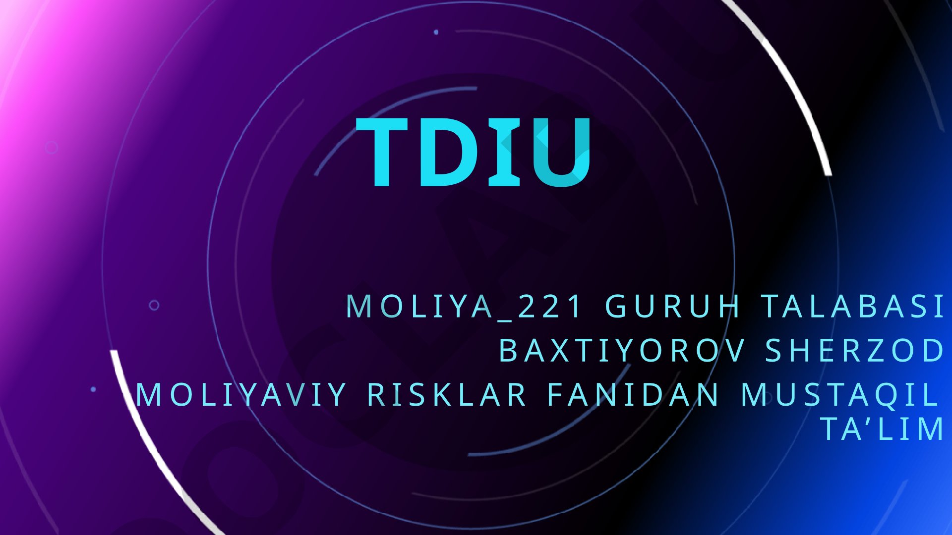 Foiz riskining iqtisodiy mohiyati va uning yuzaga kelish sabablari