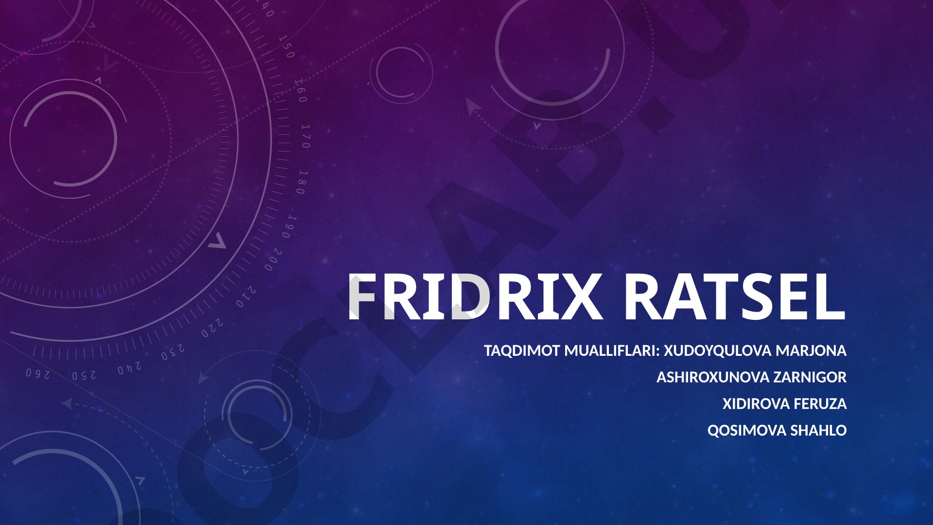 Fridrix Ratsel hayoti va geosiyosiy qarashlari