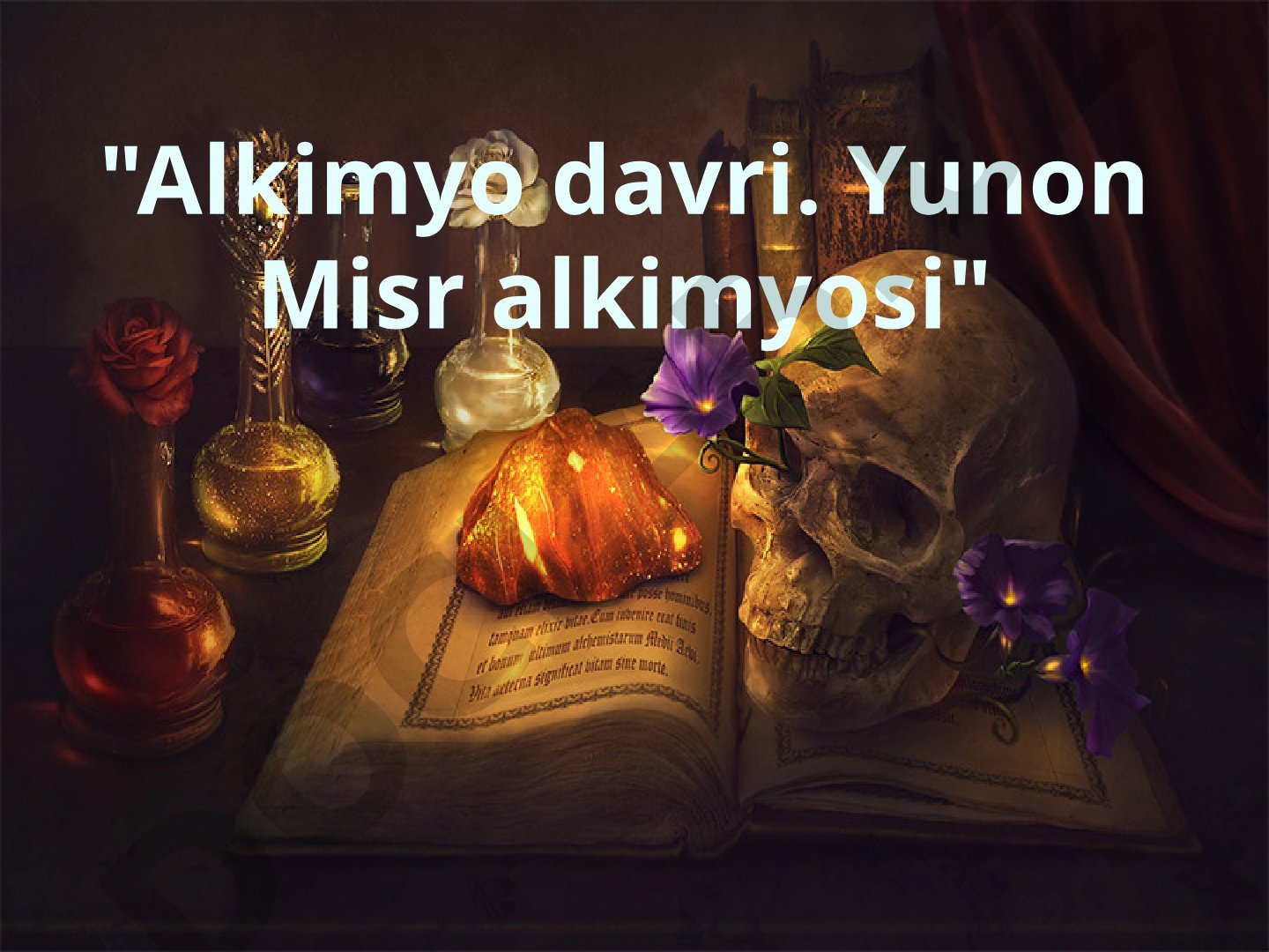 Alkimyo davri. Yunon Misr alkimyosi