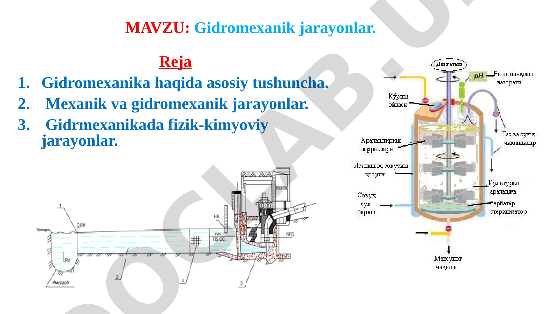 Gidromexanik jarayonlar