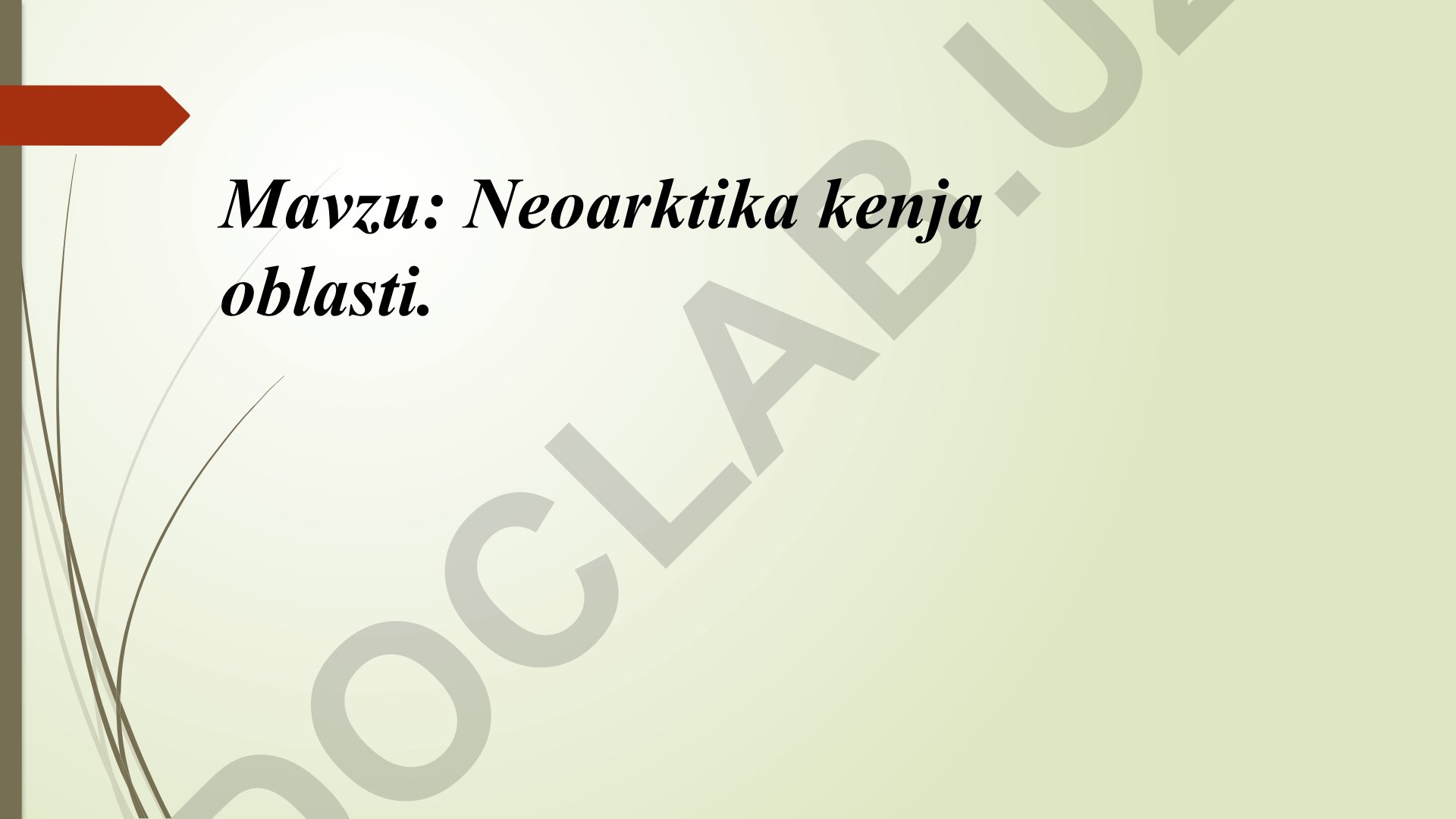 Neоаrktikа kenjа оblаsti