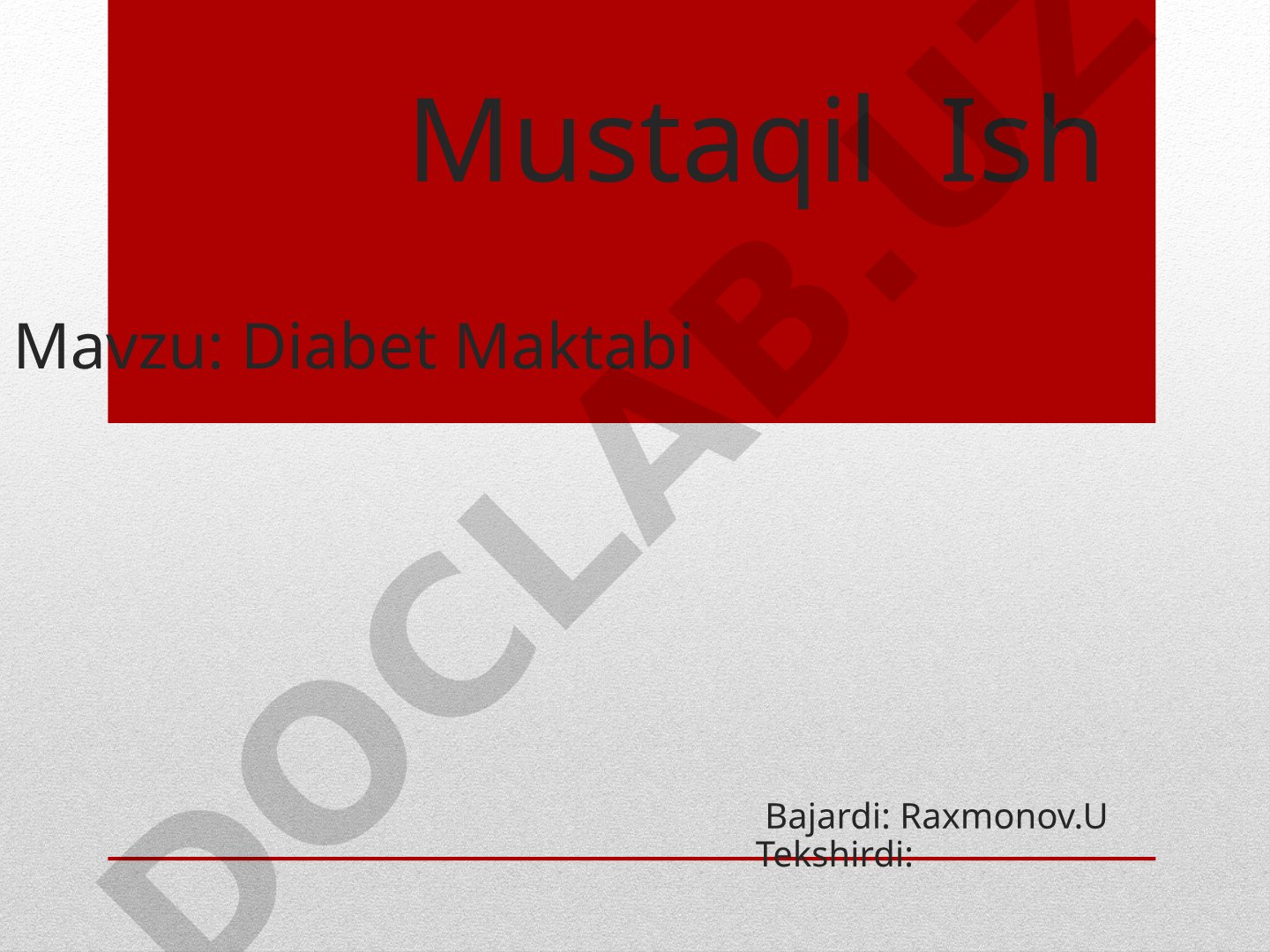 Diabet Maktabi