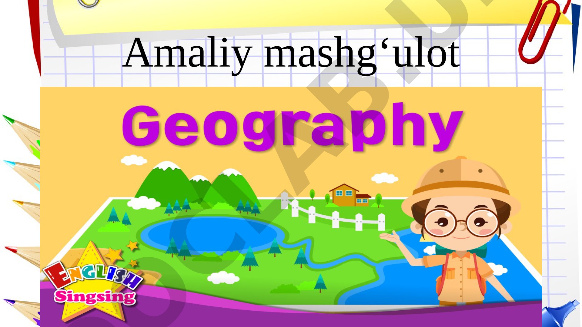 Amaliy mashg'ulot