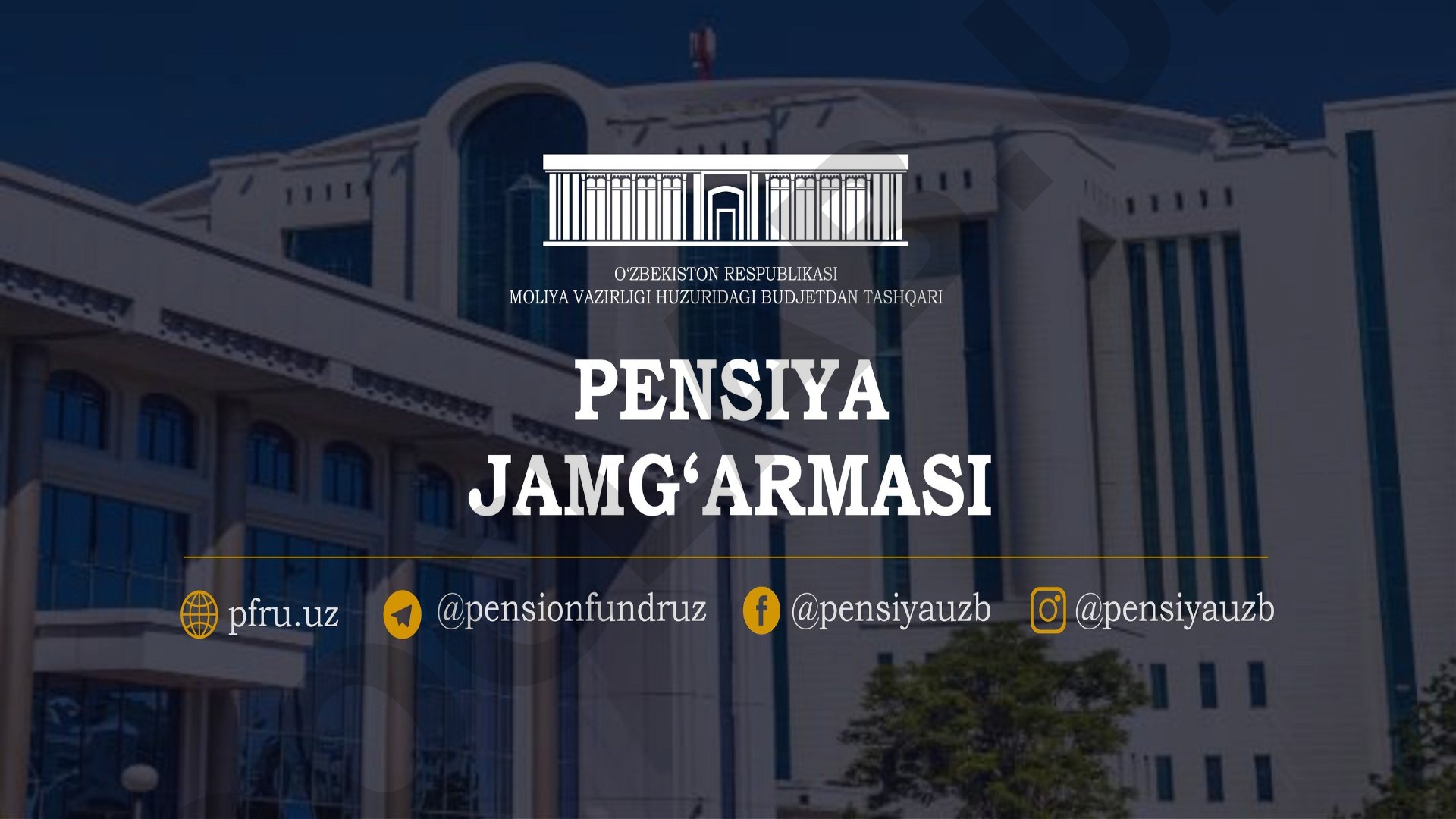 Pensiya ta'minoti maqsadlari va davlat pensiyalarining turlari haqida