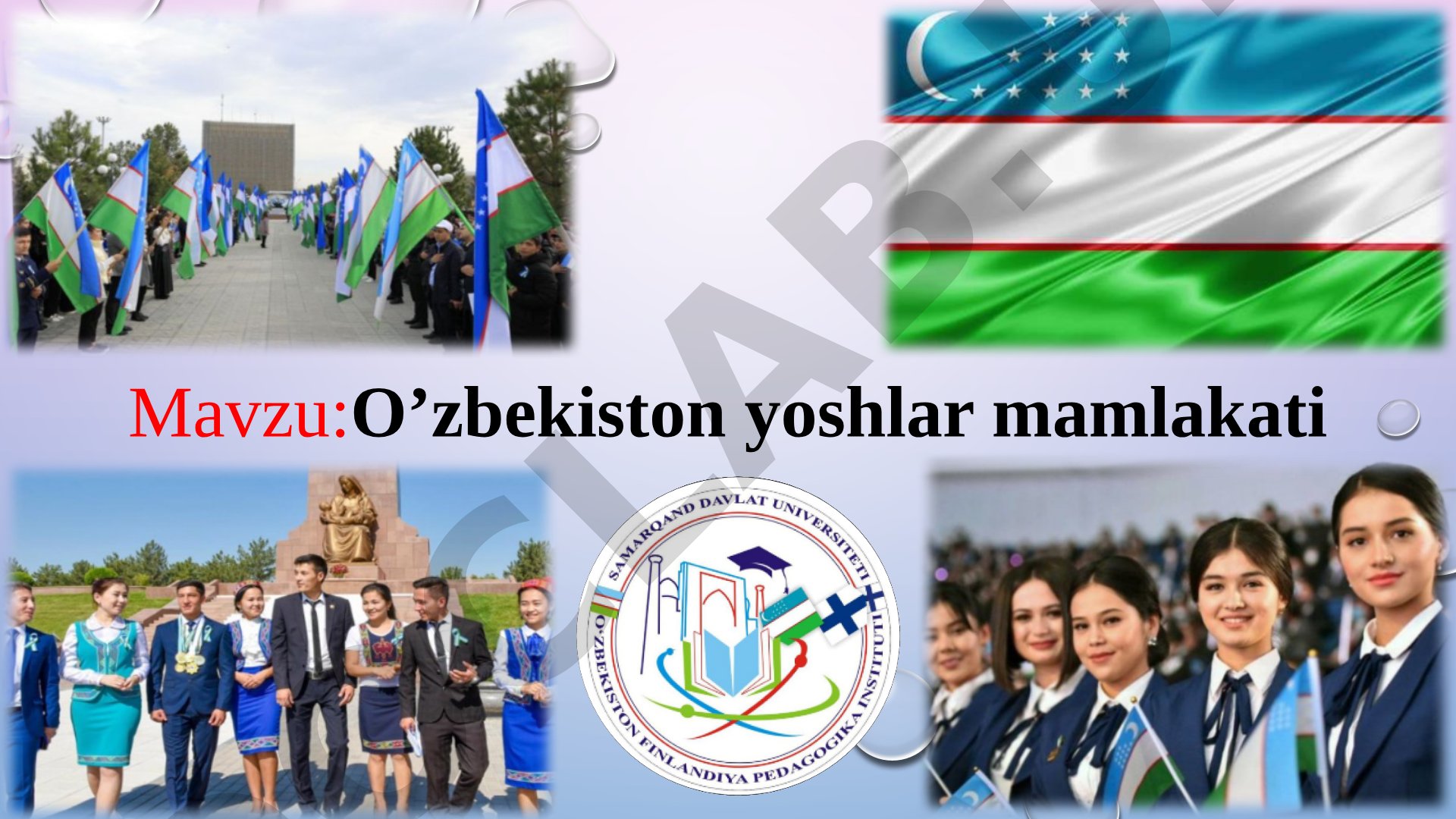 O’zbekiston yoshlar mamlakati