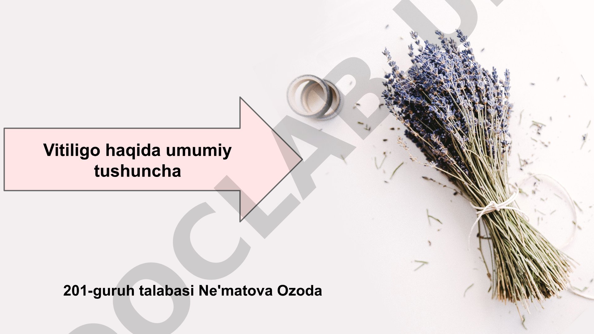 Vitiligo haqida umumiy tushuncha