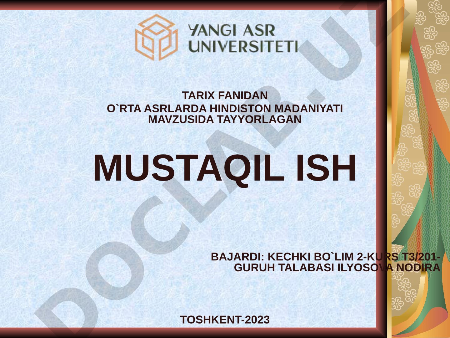 O'rta asrlarda Hindiston madaniyati