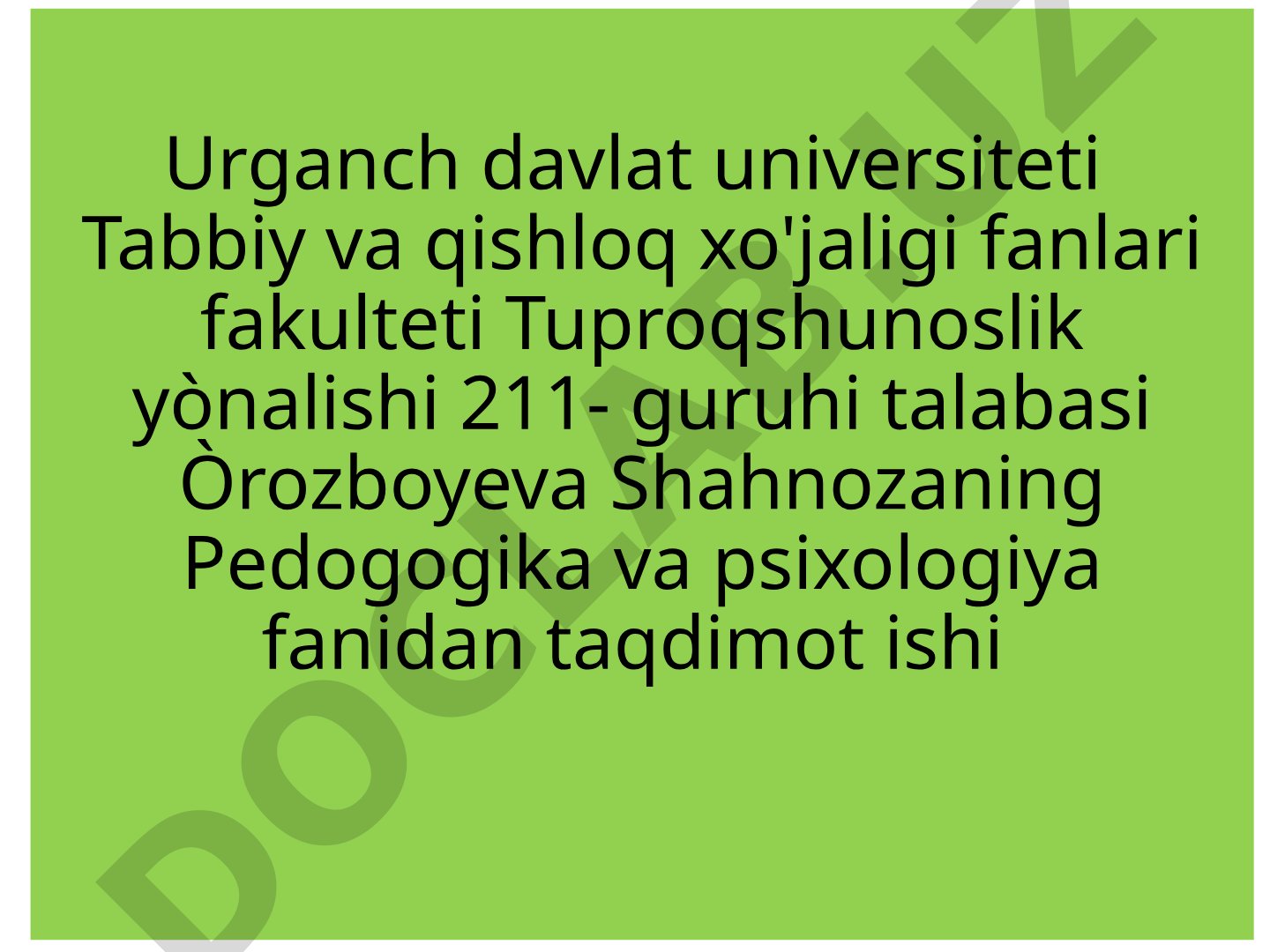 Ta'limni tashkil etish shakllari va metodlari