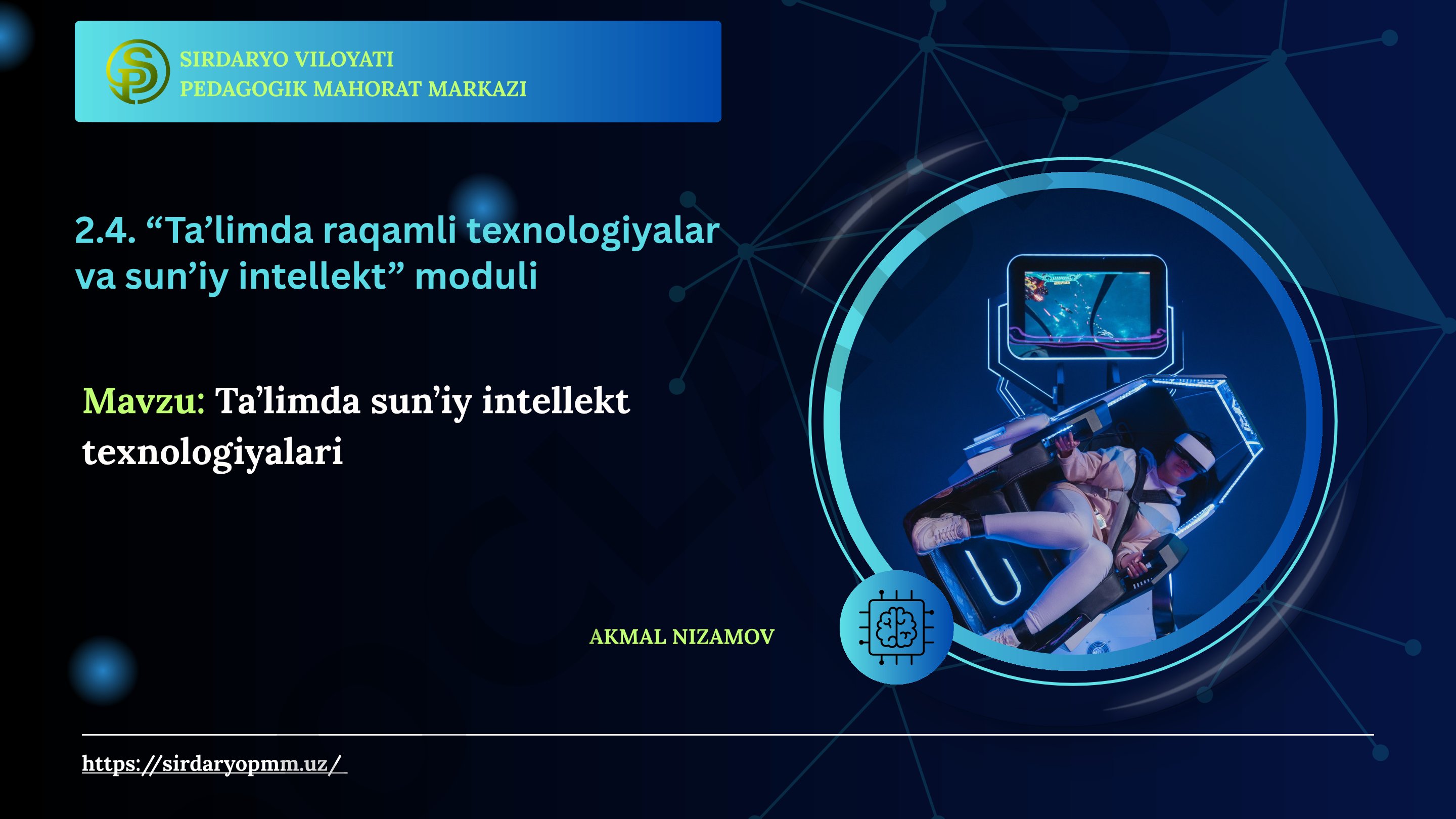 Ta’limda sun’iy intellekt texnologiyalari