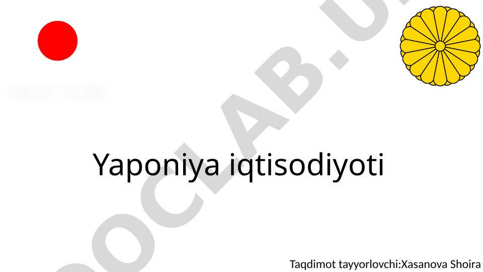 Yaponiya iqtisodiyoti