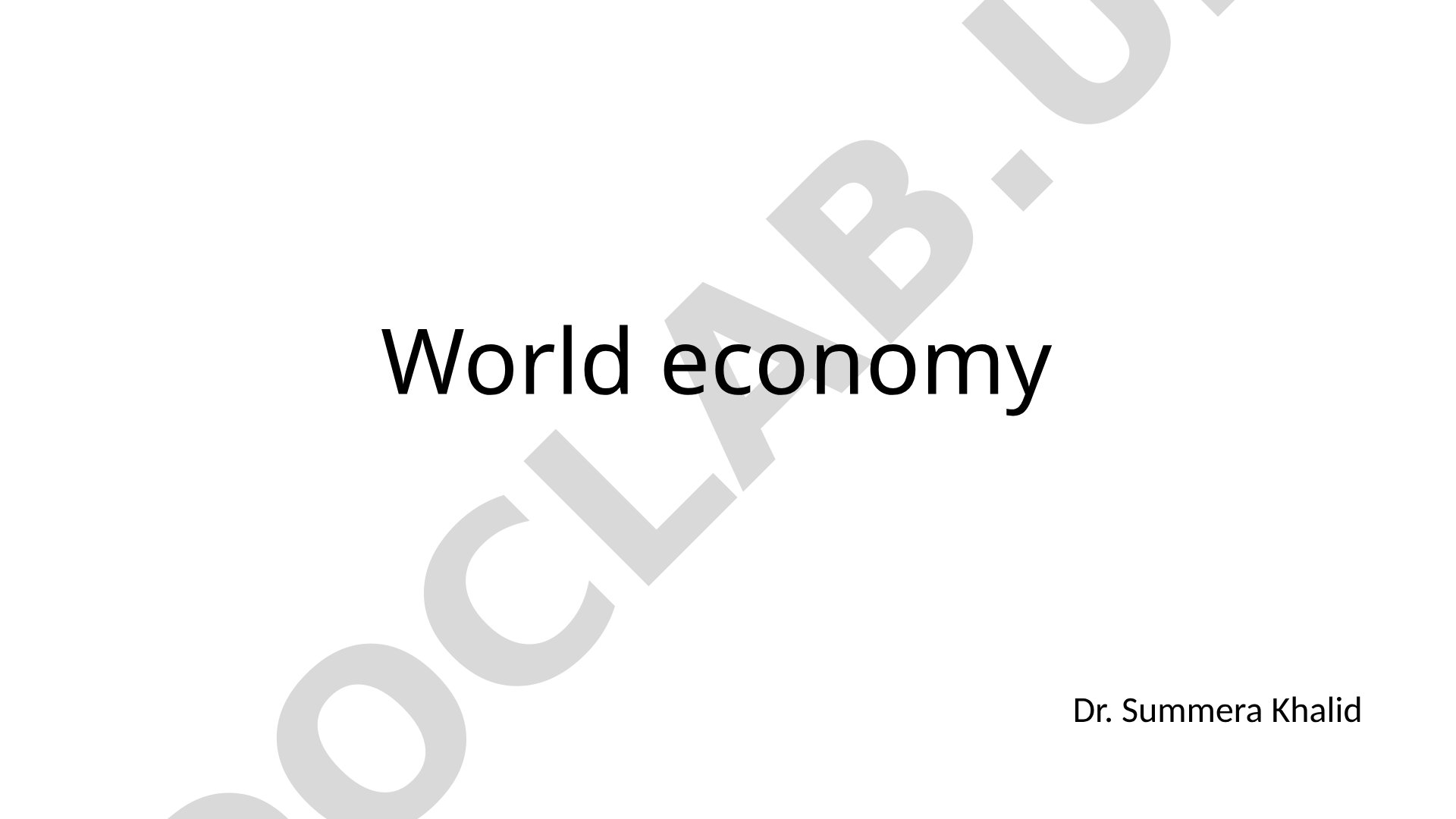 Communication and Transportation in World Economy