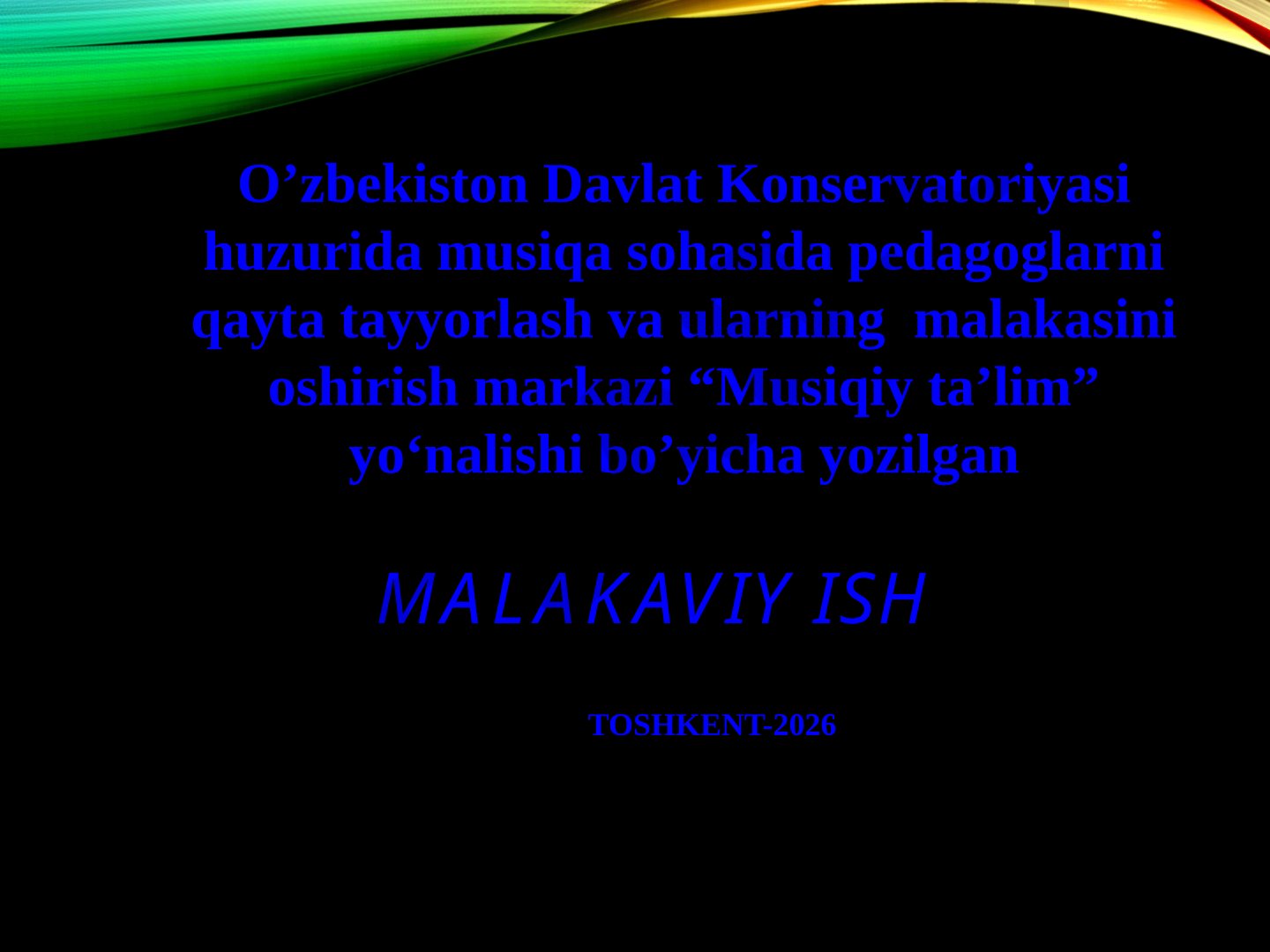 Musiqa madaniyati darslarida musiqiy-nazariy tushunchalarni rivojlantirishning zamonaviy usullari