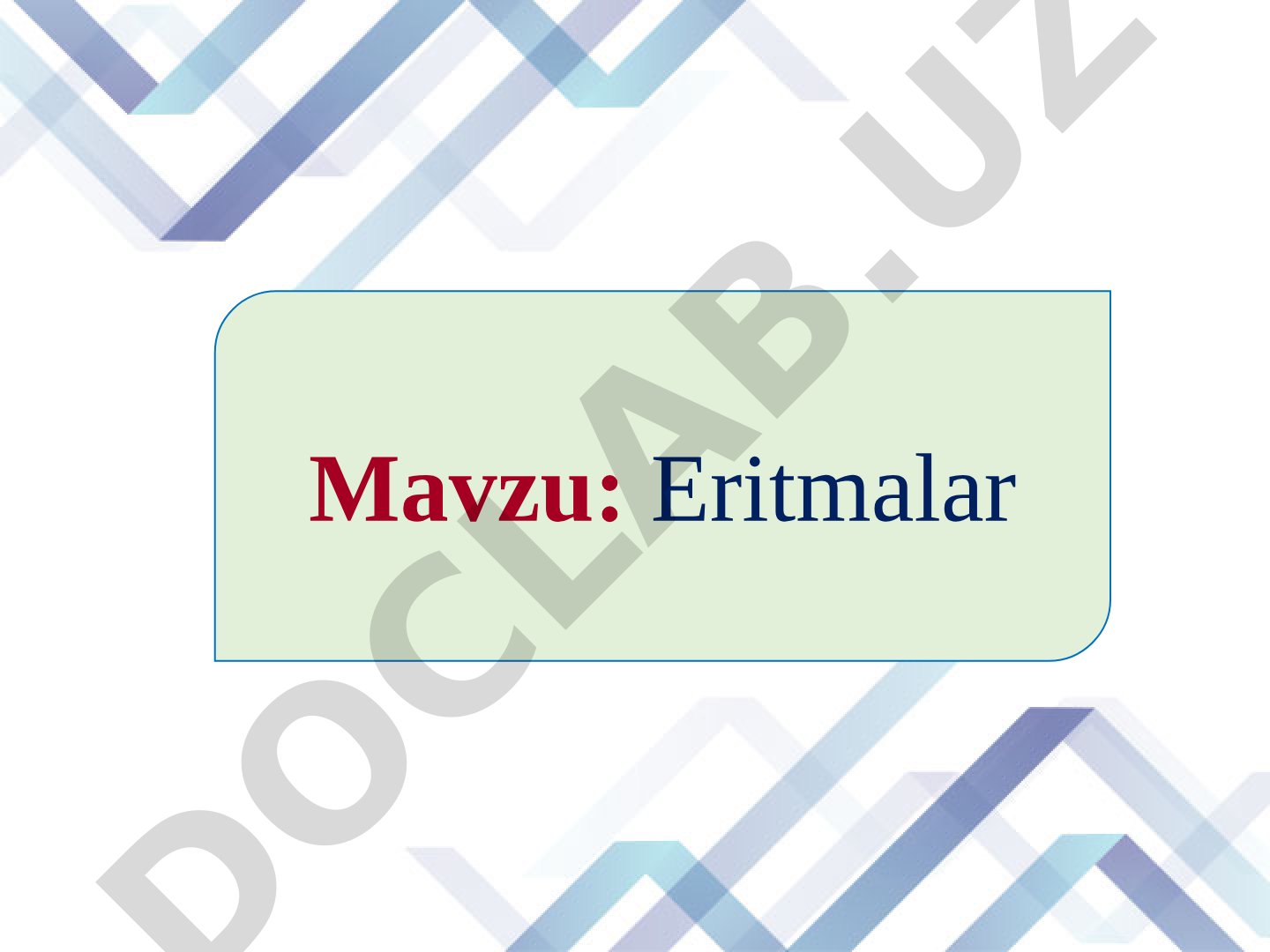 Eritmalar