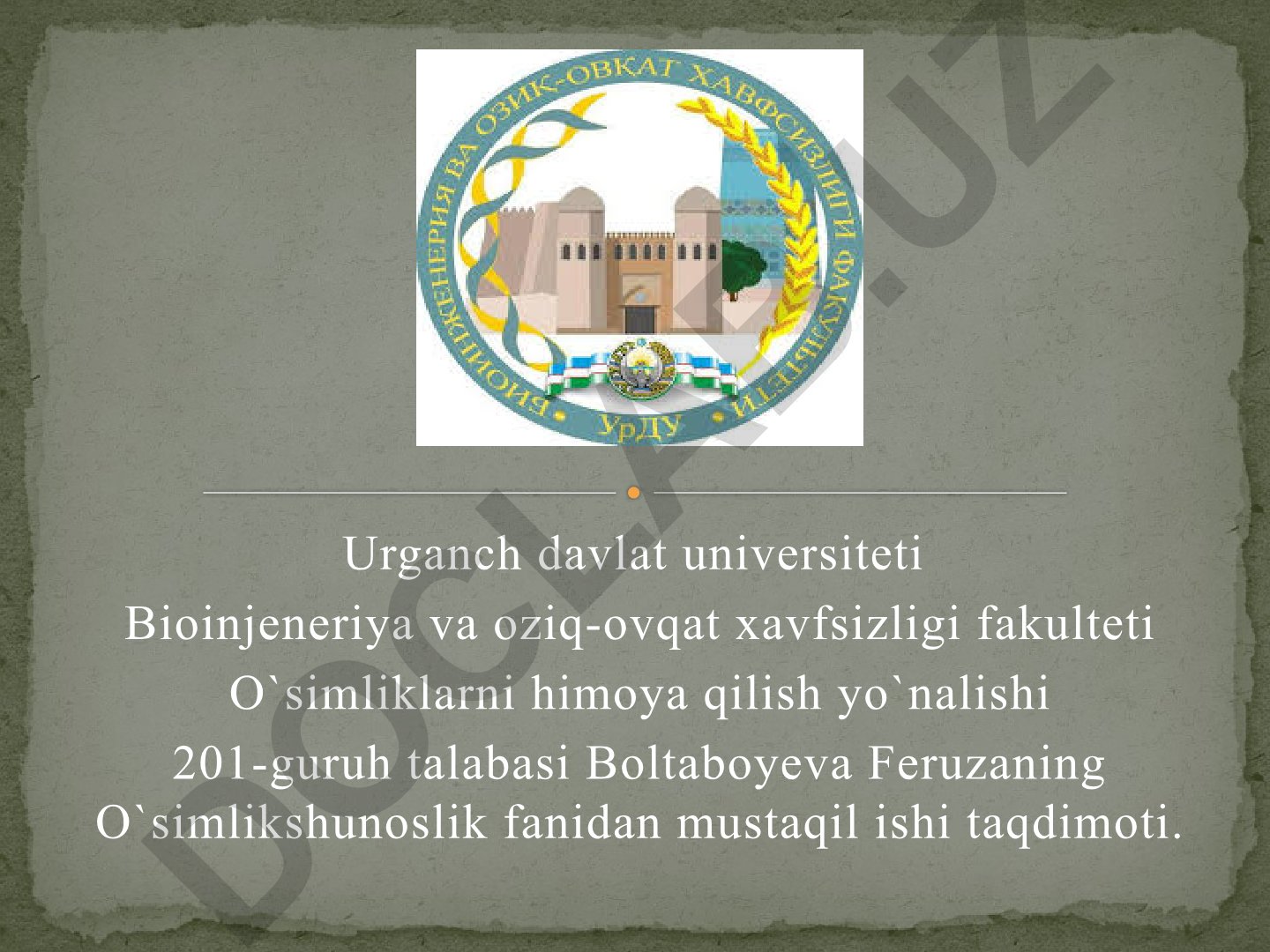 Arpa yetishtirish texnologiyasi
