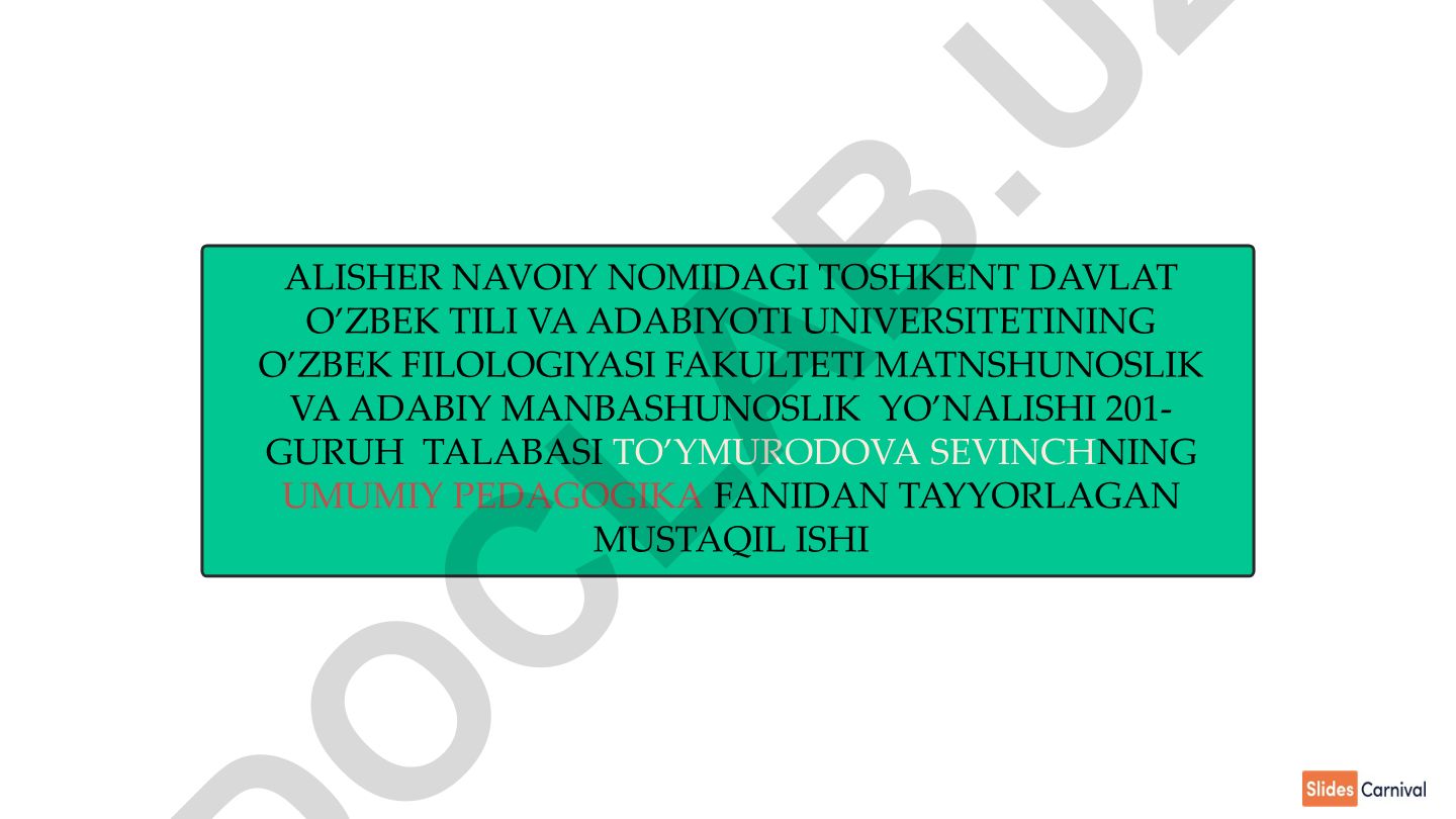 Oʻrta Osiyoda tarbiya, taʼlim va pedagogika tarixi