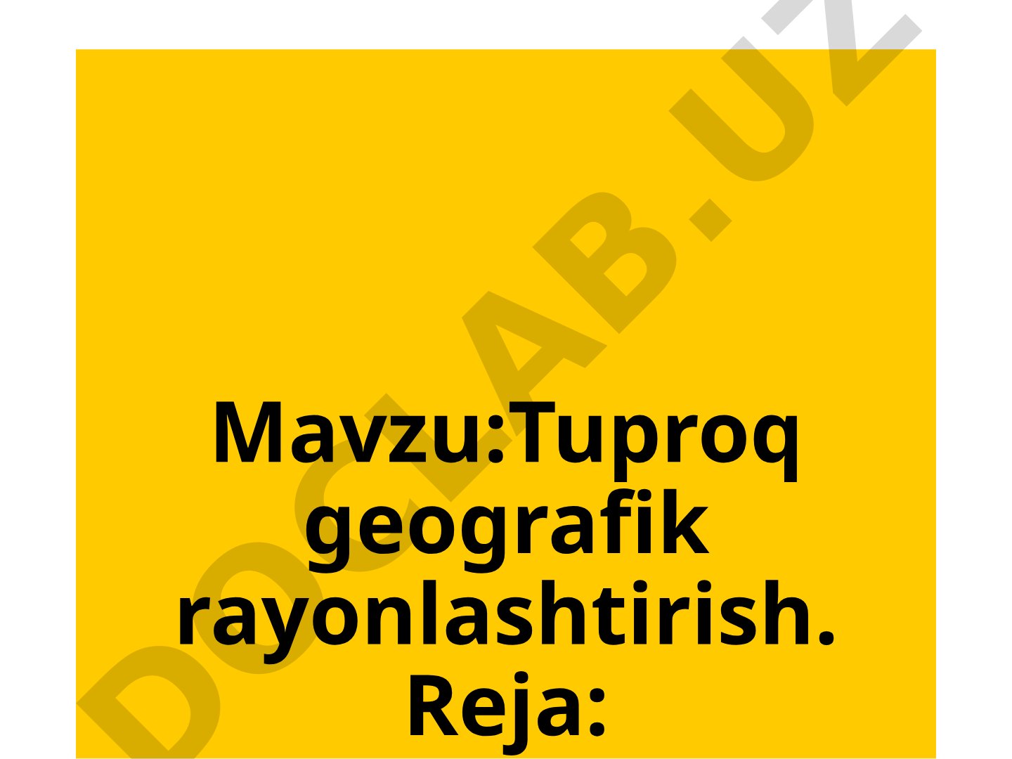 Hujjat mazmuni aniq emas