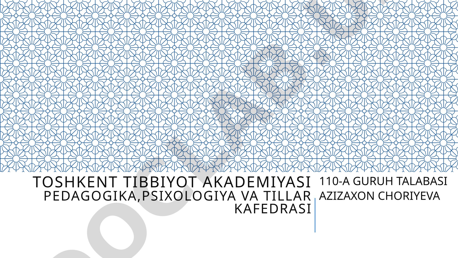 Tibbiy terminologiyada prefikslar