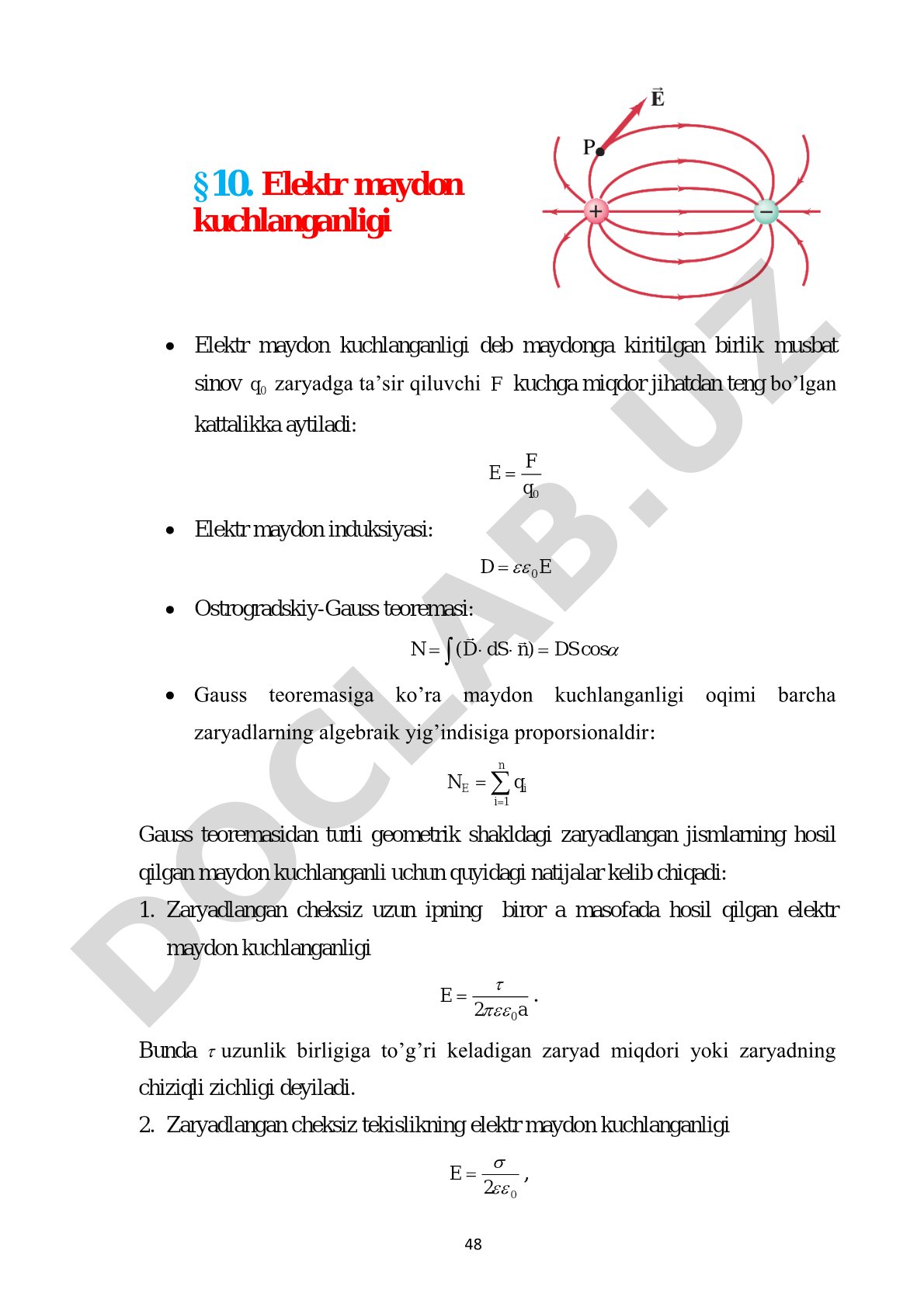 Elektr maydon kuchlanganligi