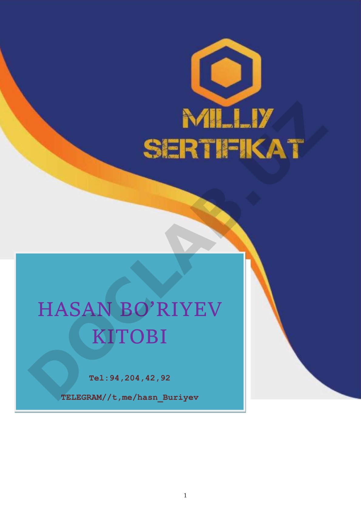 Tarix fanidan namunaviy test topshiriqlari