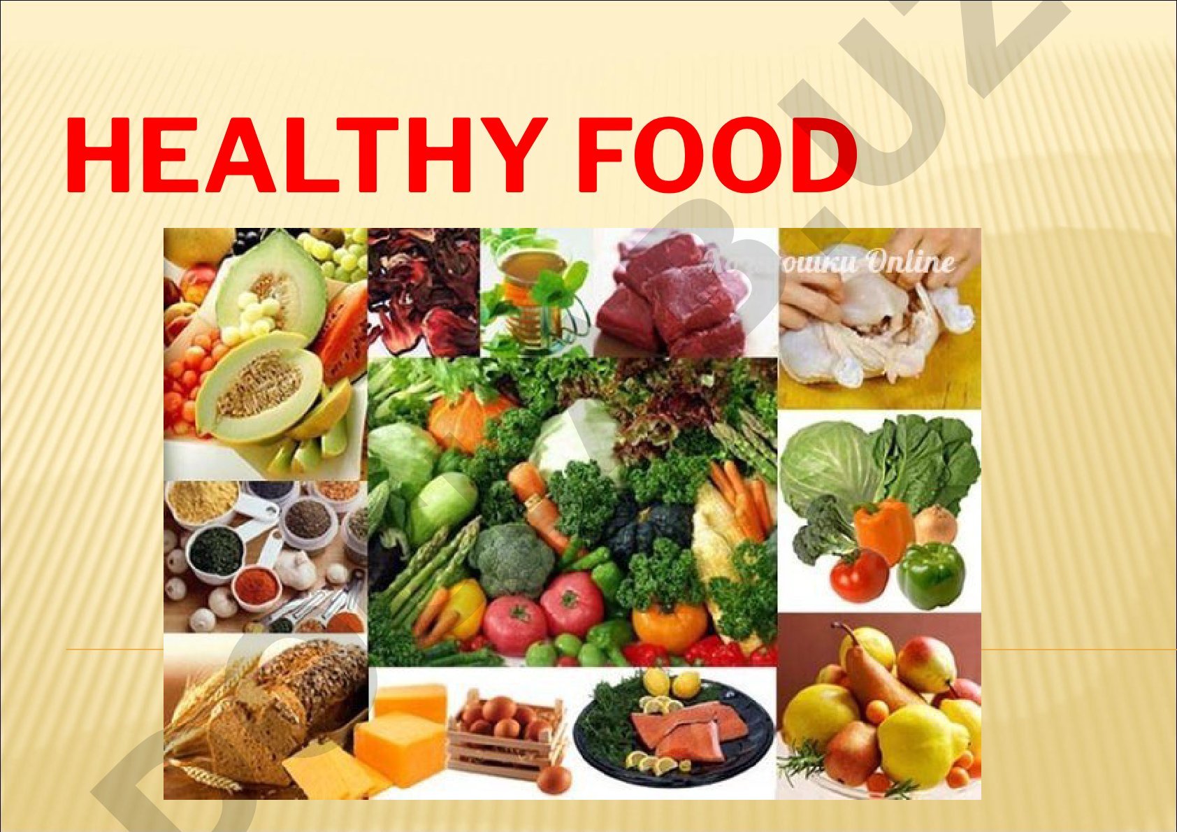 Healthy and Unhealthy Food