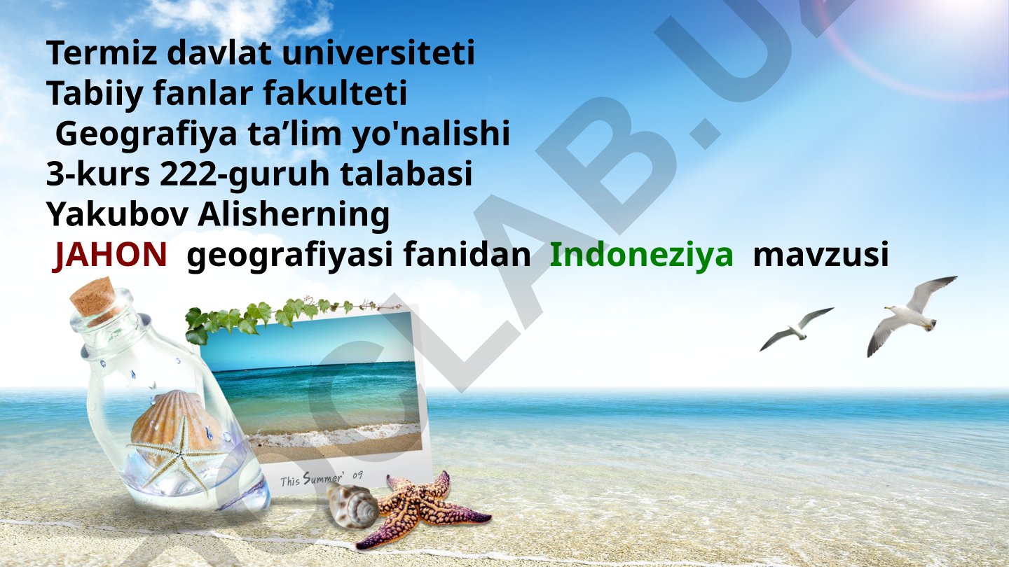 Indoneziya mavzusi