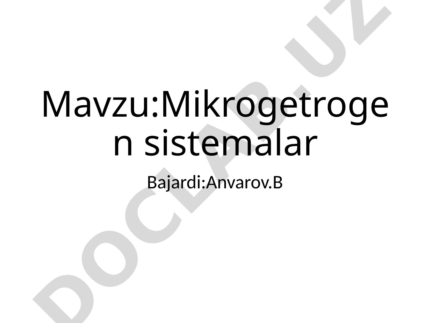 Mikrogetrogen dispers sistemalar: suspenziyalar, emulsiyalar, ko'piklar, aerozollar va